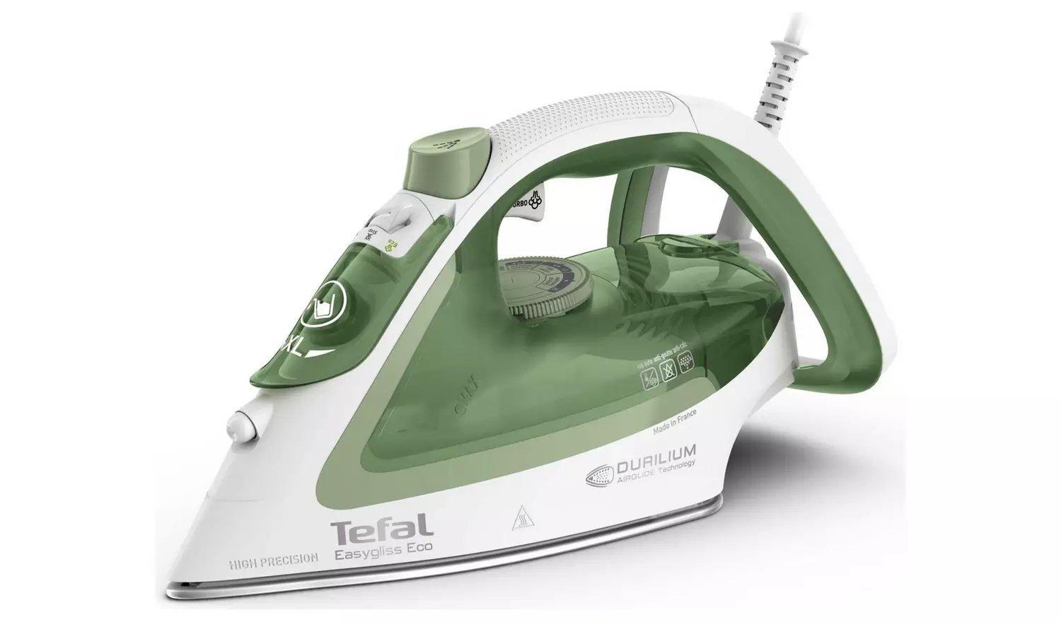 Tefal FV5781G0 Easygliss Eco Steam Iron - White & Green thumbnail image