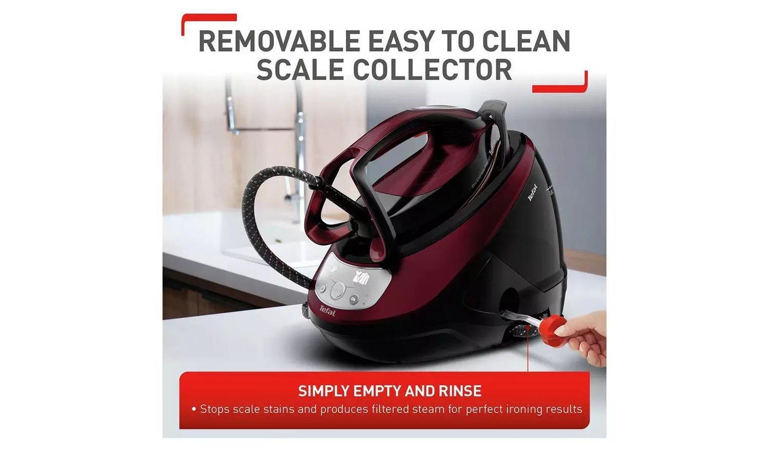 Tefal GV9230G0 Pro Express Protect High Pressure Steam Generator - Black & Burgundy thumbnail image