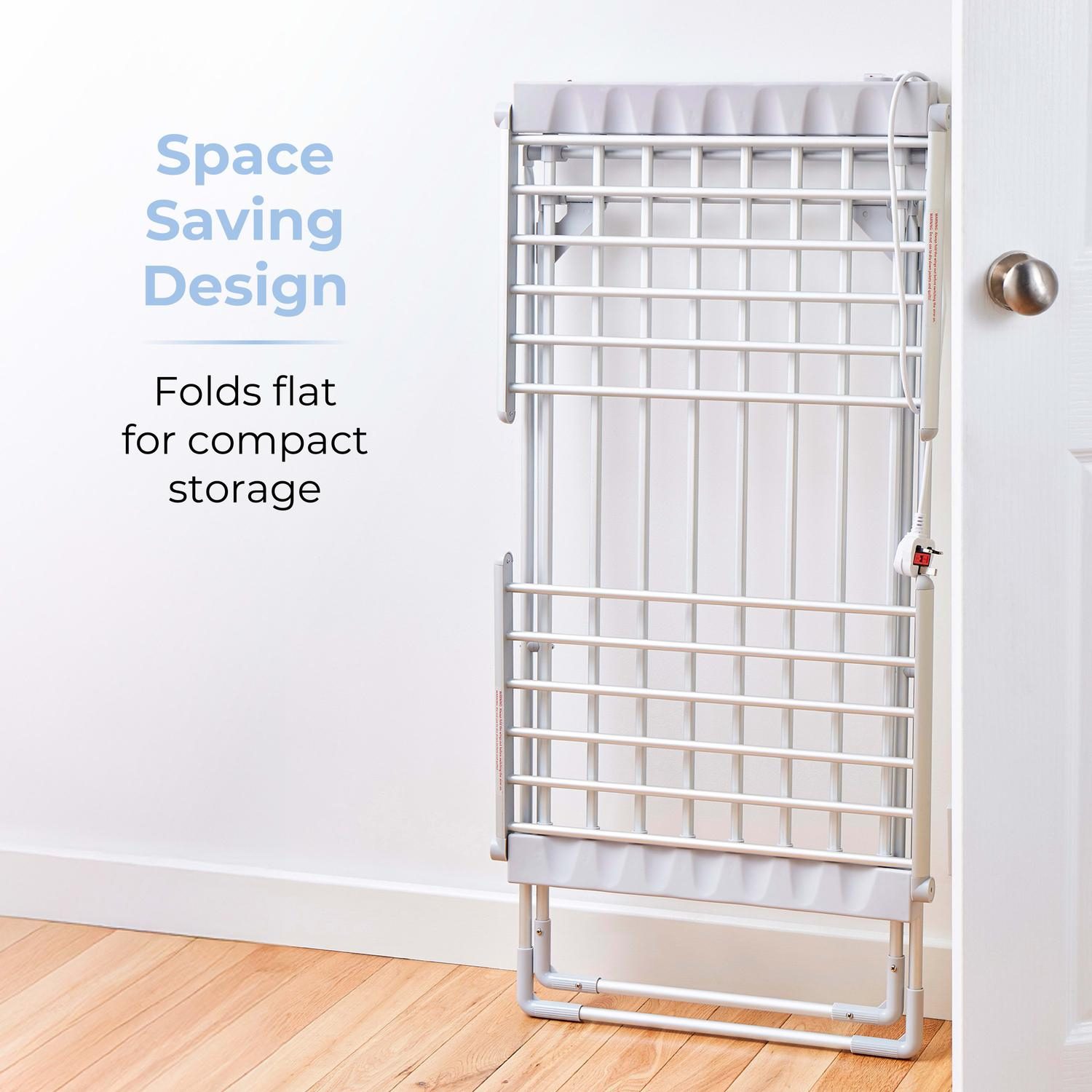 Tower T25003 Heated Winged Airer with Cover - Silver thumbnail image