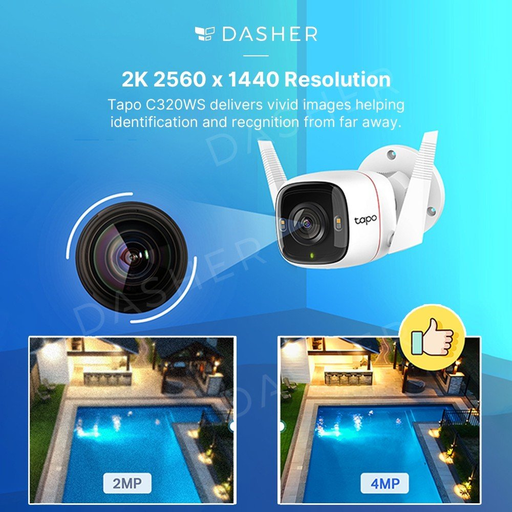 TP-Link TAPOC320WS Outdoor Security Wi-Fi Camera thumbnail image