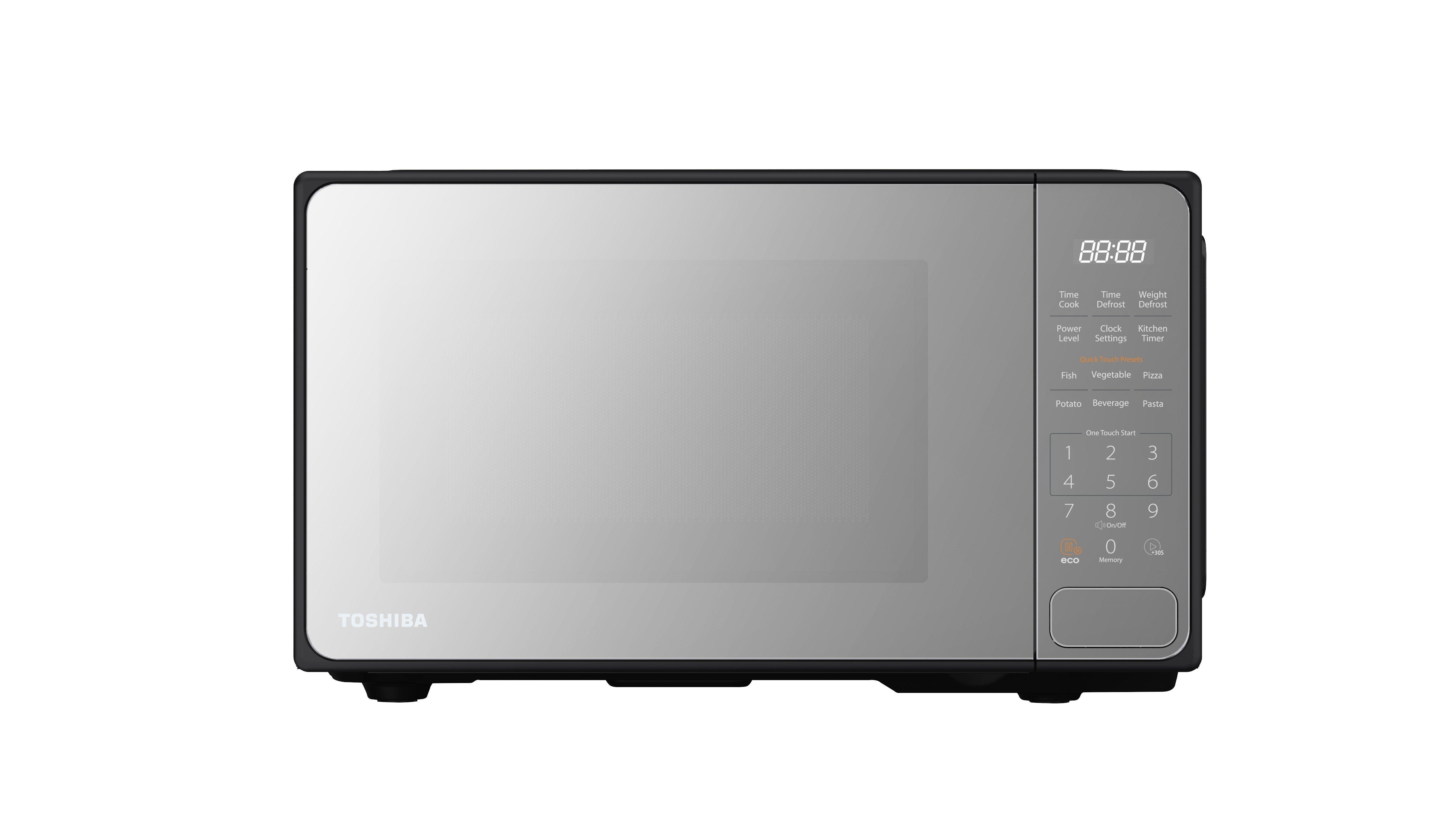 Toshiba MM2-EM20PF 20 Litres Microwave Oven - Mirror Finish Black thumbnail image