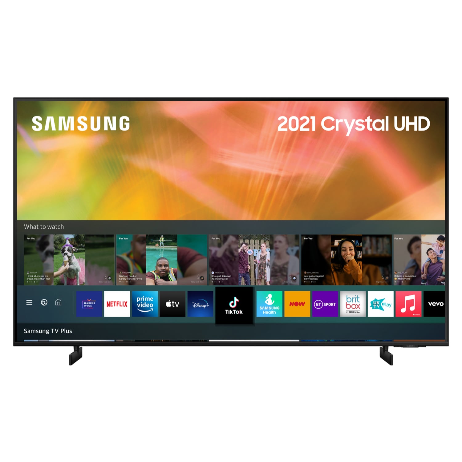 Samsung UE55AU8000KXXU 55" UHD 4K HDR Smart TV HDR powered by HDR10+ with Dynamic Crystal Colour and Air Slim Design thumbnail image