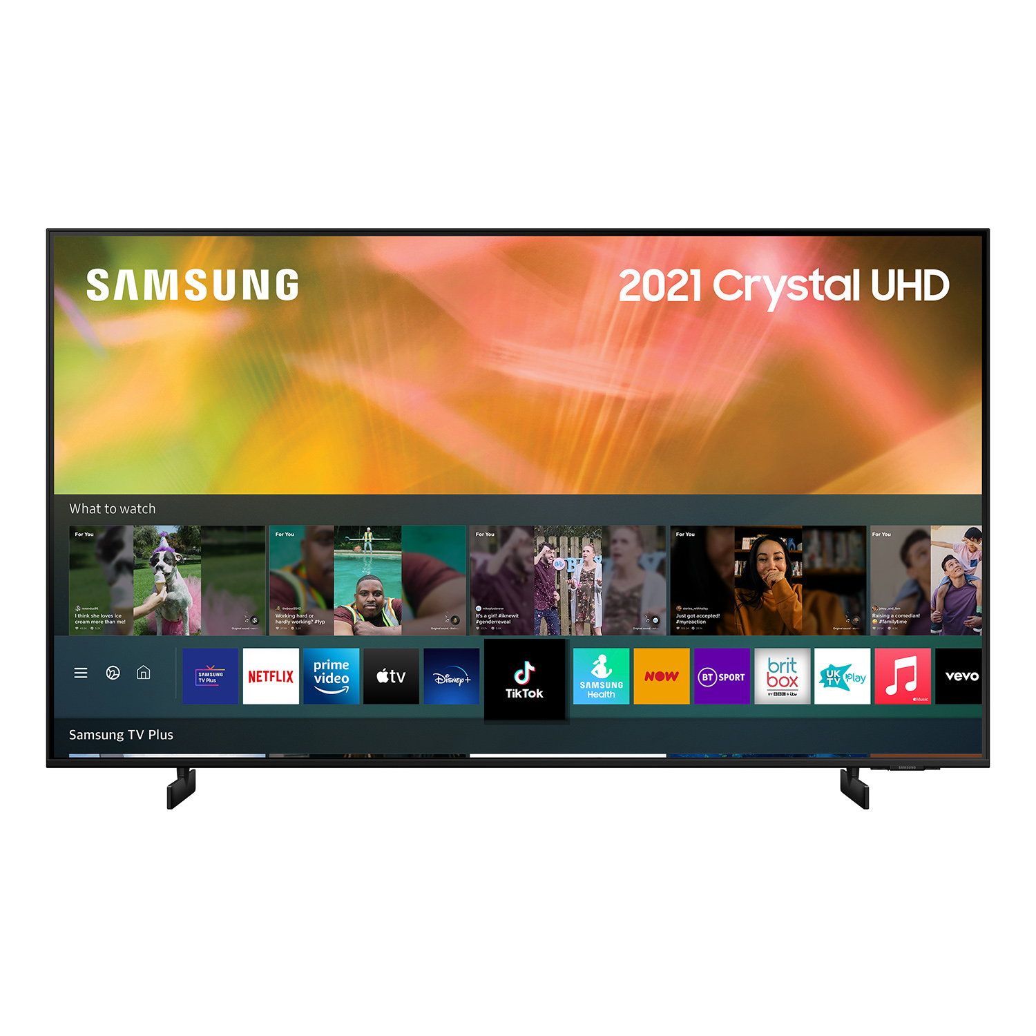 Samsung UE65AU8000KXXU 65" 4K UHD HDR Smart TV HDR powered by HDR10+ with Dynamic Crystal Colour and Air Slim Design thumbnail image