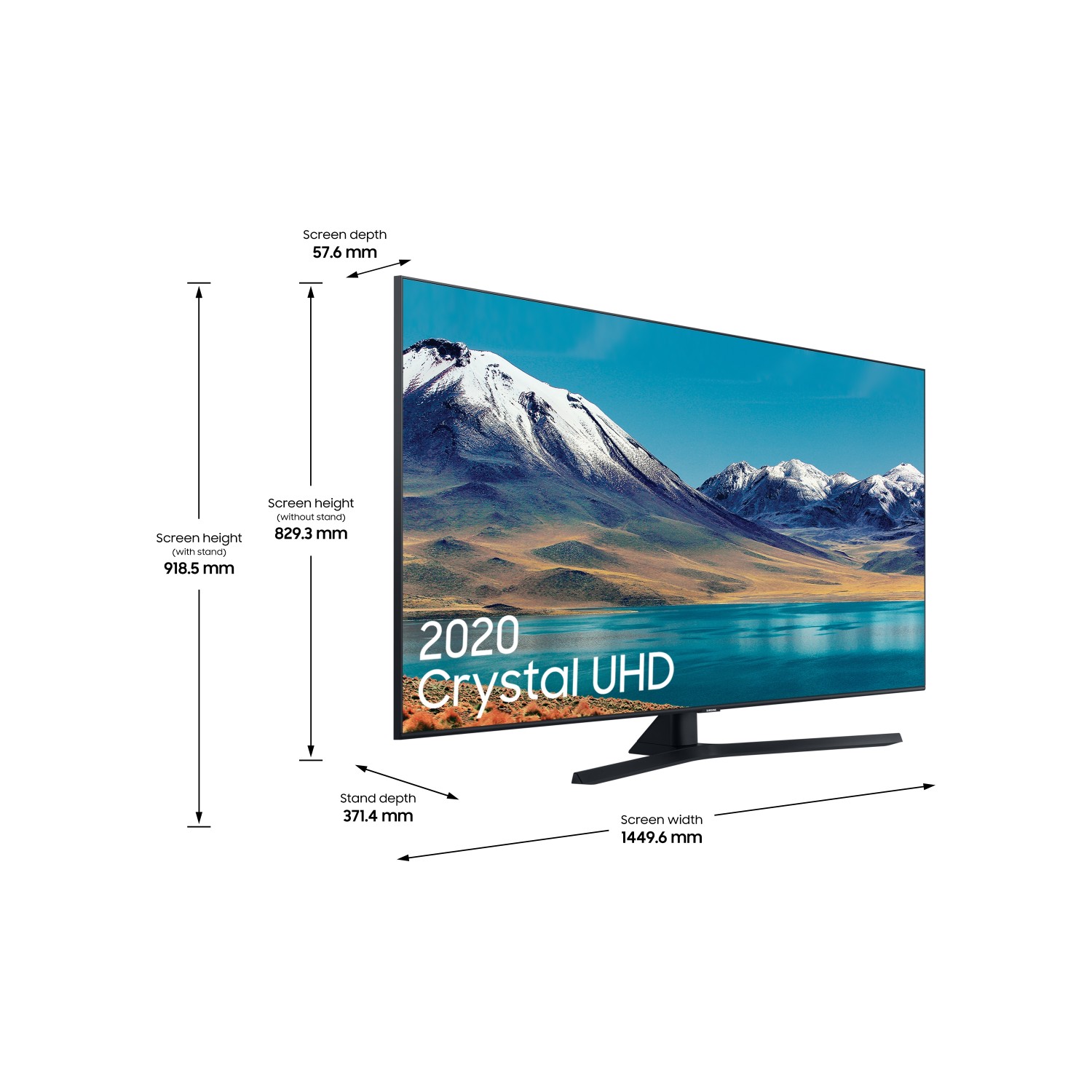 Samsung UE65TU8500UXXU 65" 4K Ultra HD Smart TV with Dynamic Crystal Colour & Boundless Design thumbnail image