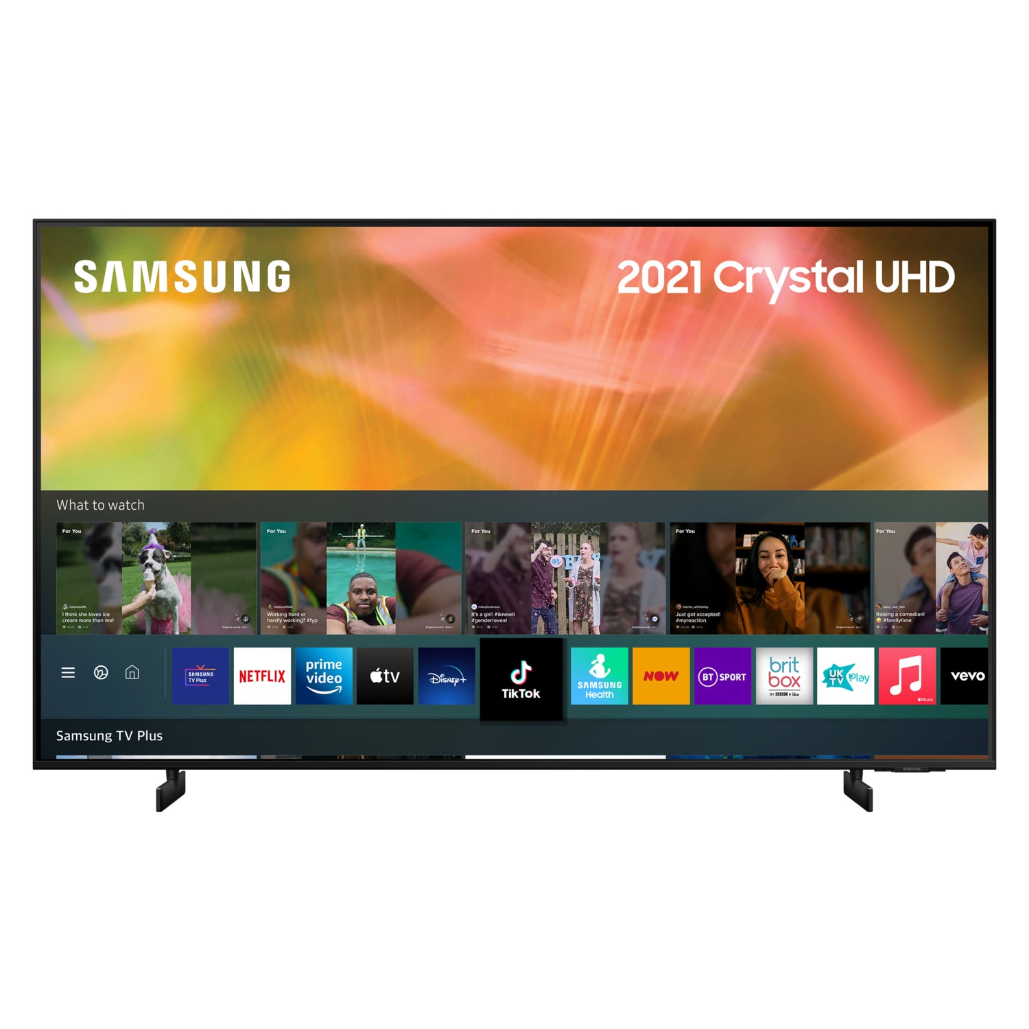 Samsung UE75AU8000KXXU 75" Crystal 4K UHD HDR Smart TV HDR powered by HDR10+ with Dynamic Crystal Colour and Air Slim Design thumbnail image