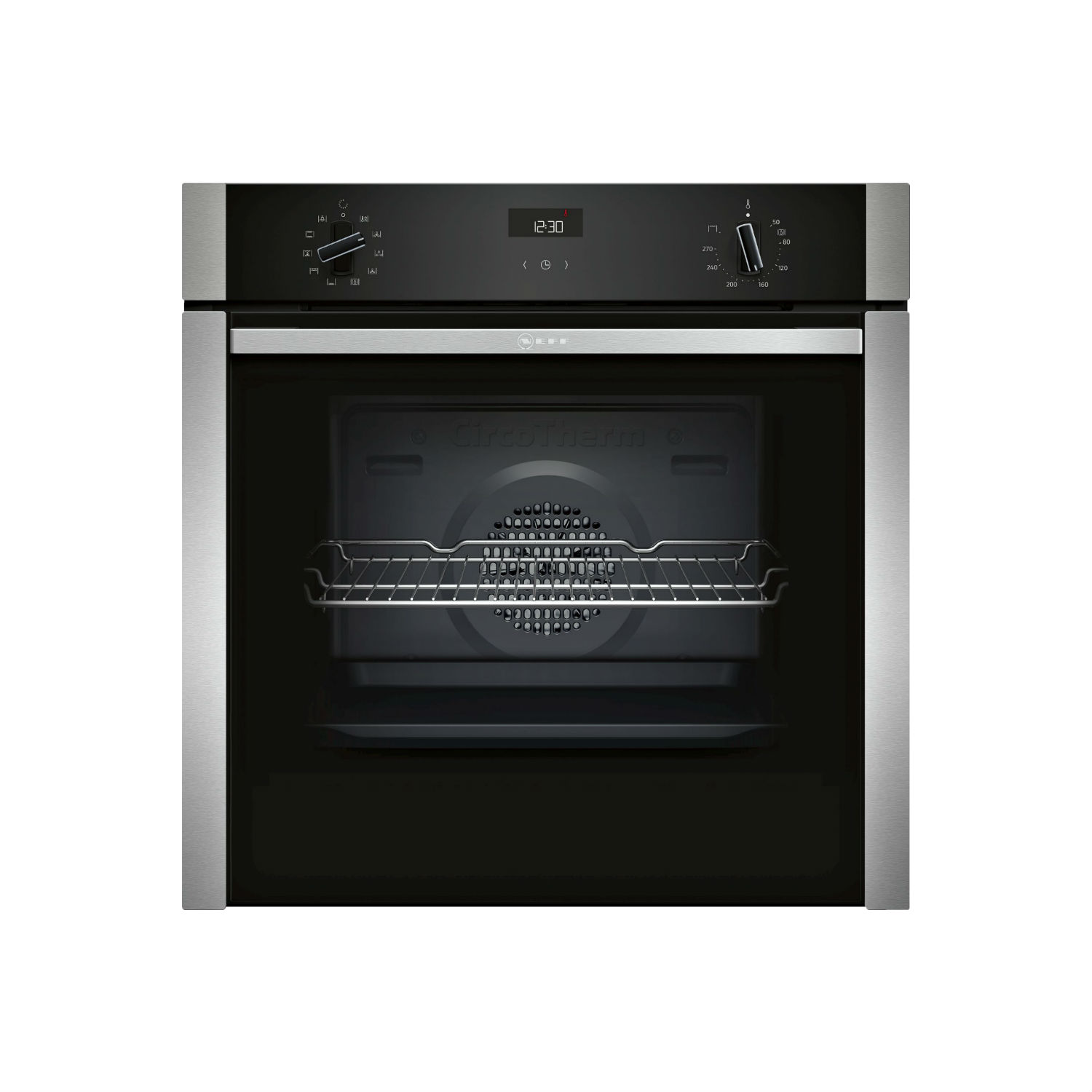 NEFF B3ACE4HN0B Slide & Hide 59.4cm Built In Electric Single Oven - Stainless Steel thumbnail image