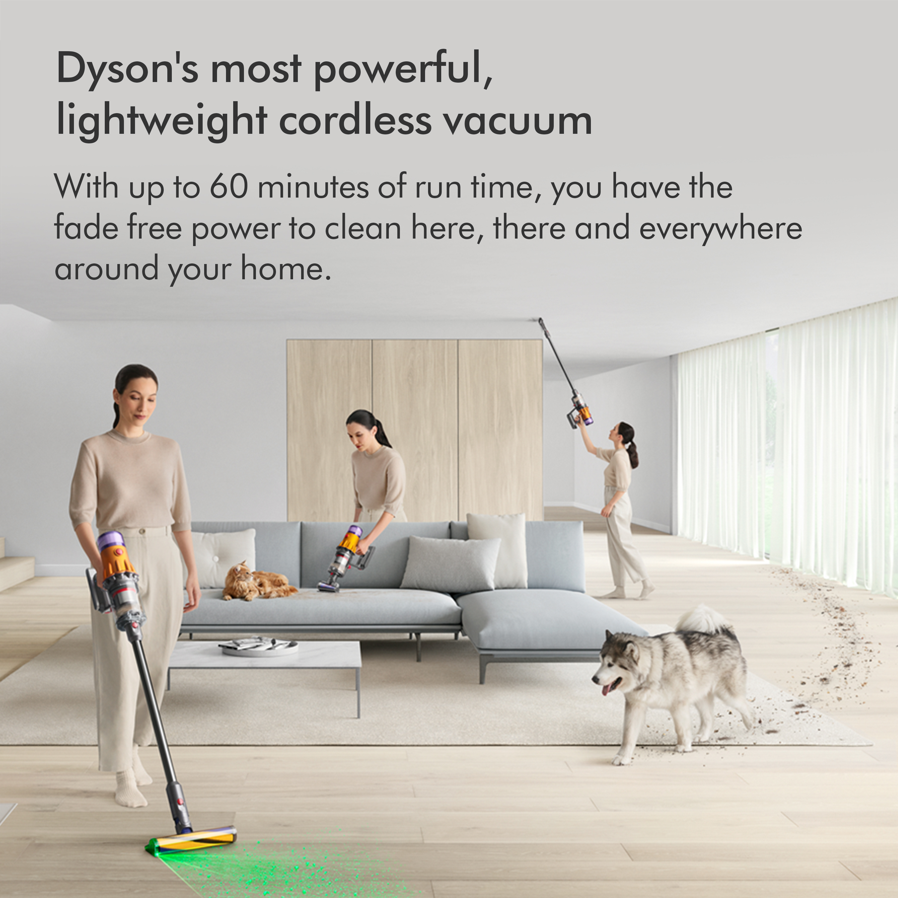 Dyson GEN5DETECT-2023 Cordless Stick Vacuum Cleaner - 70 Minutes Run Time - Purple thumbnail image