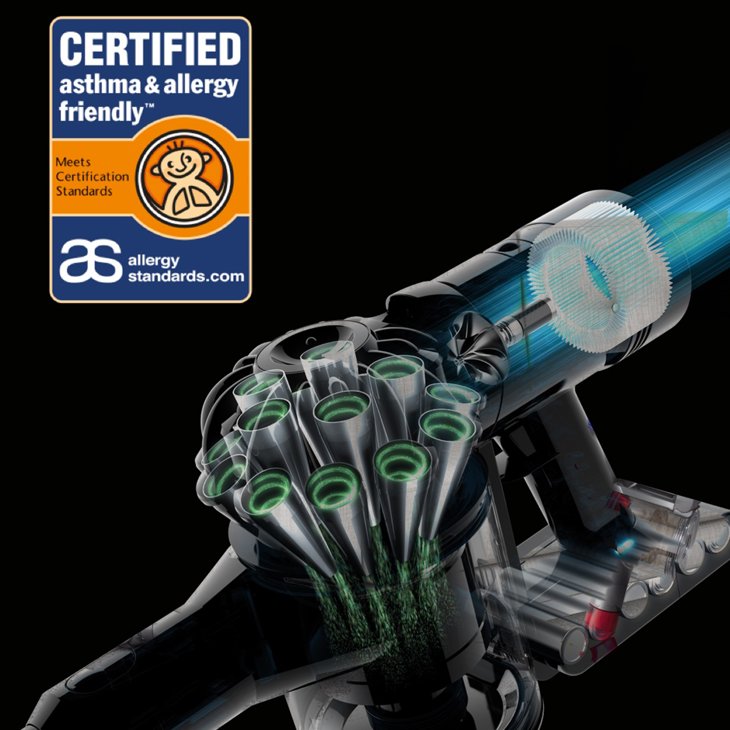 Dyson V7ANIMALEXTRA Cordless Vacuum Cleaner - 30 Minute Run Time thumbnail image