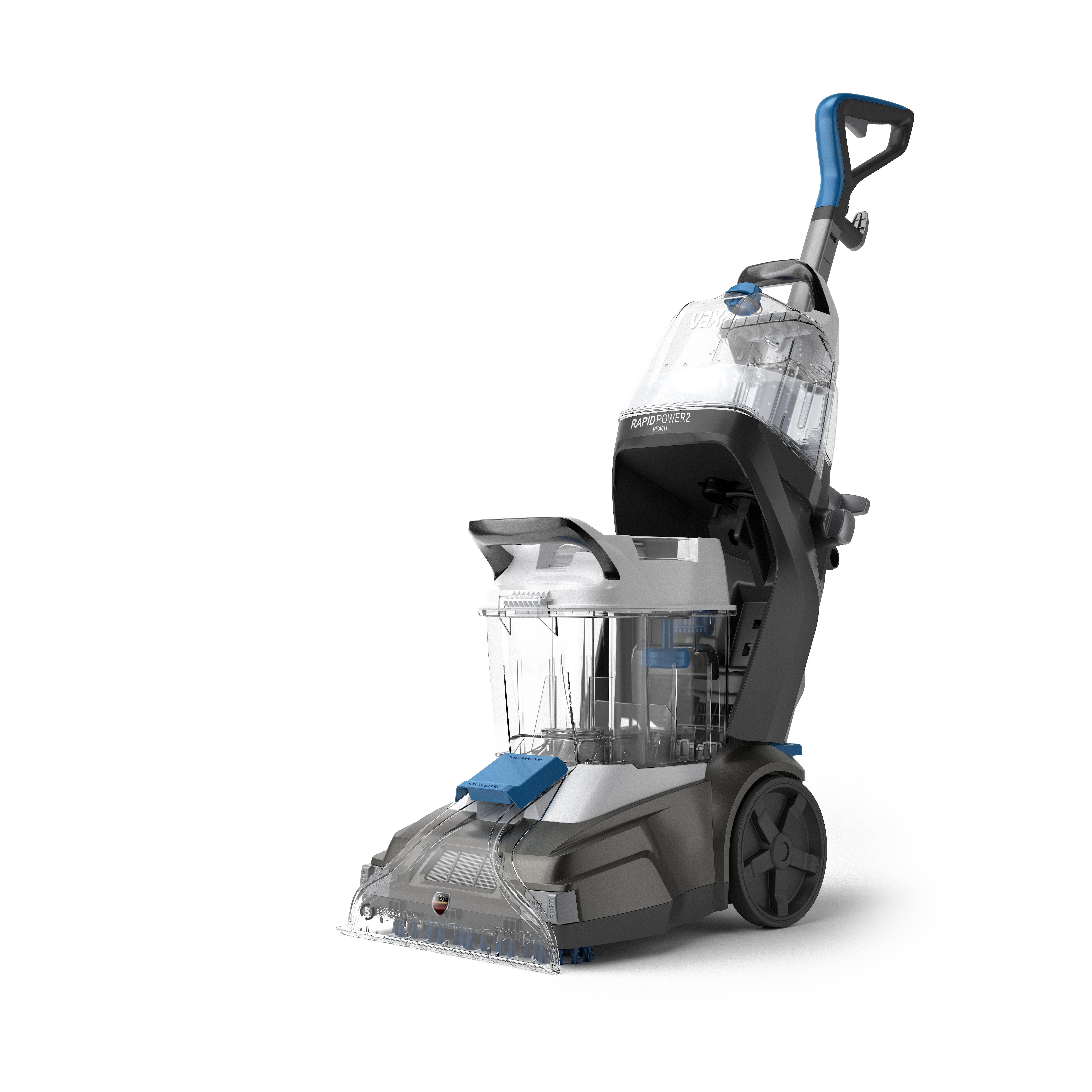 VAX CDCW-RPXLR Rapid Power 2 Reach Carpet Washer - Blue/White thumbnail image