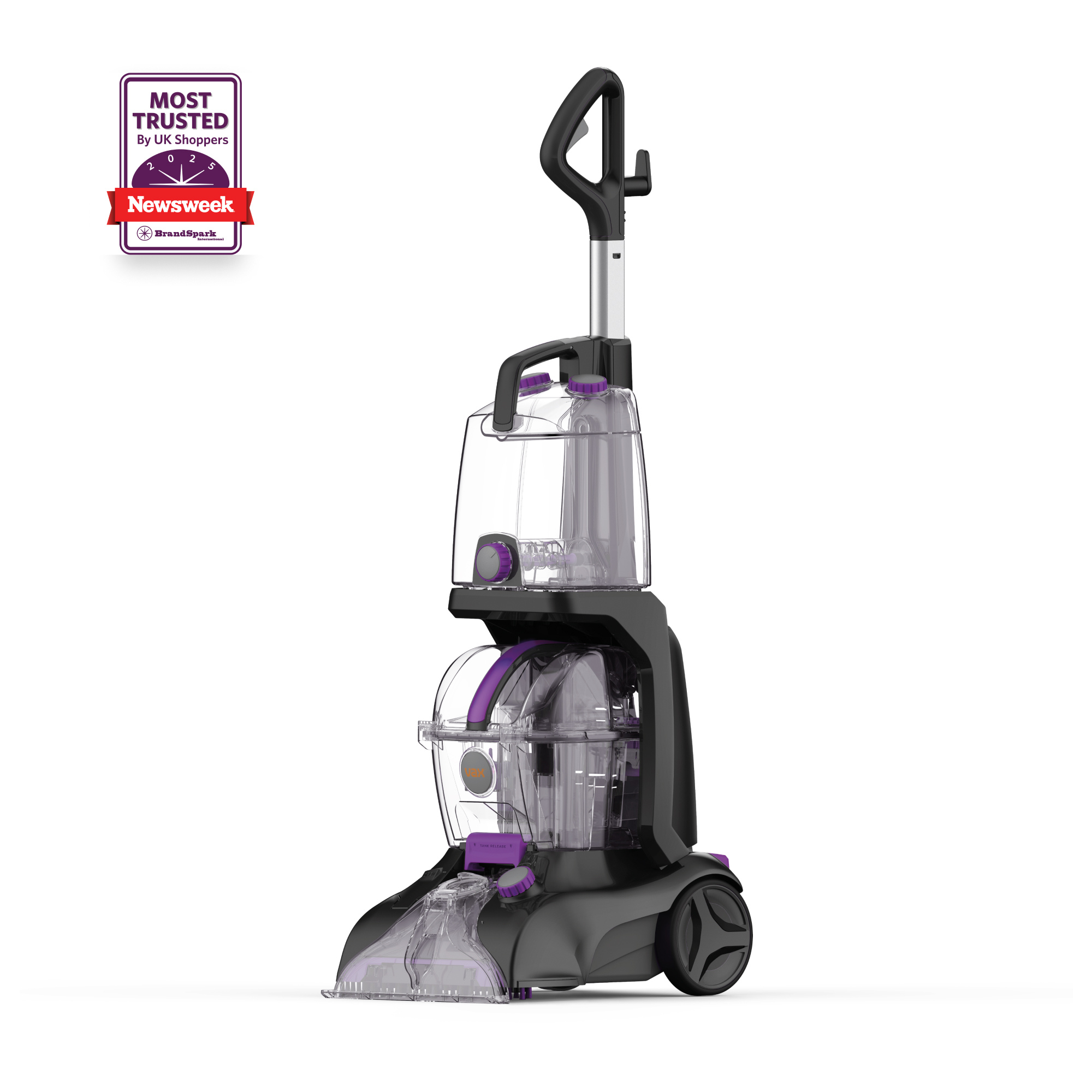 VAX CDCW-RPXR Rapid Power Refresh Carpet Cleaner - Grey/Purple thumbnail image