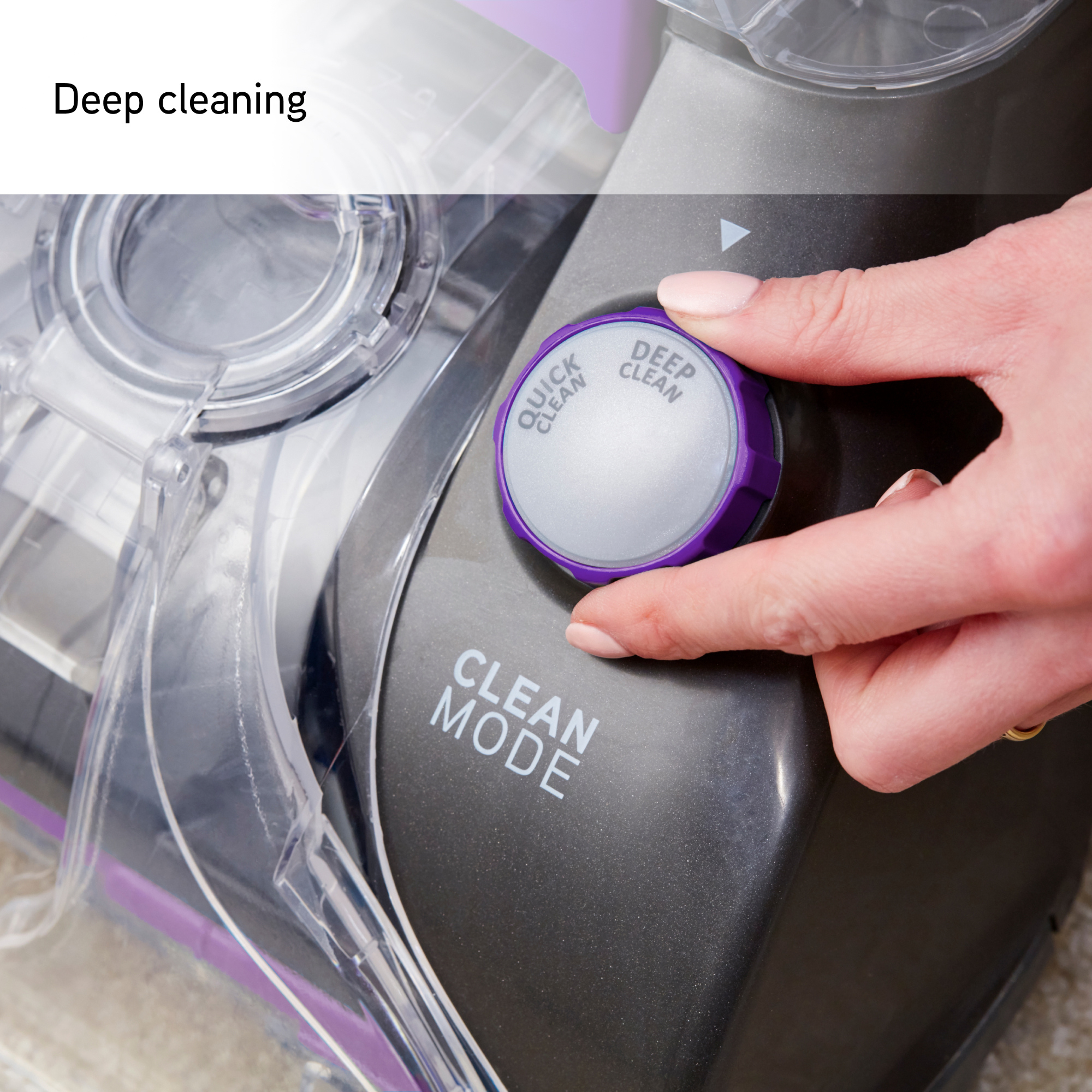 VAX CDCW-RPXR Rapid Power Refresh Carpet Cleaner - Grey/Purple thumbnail image