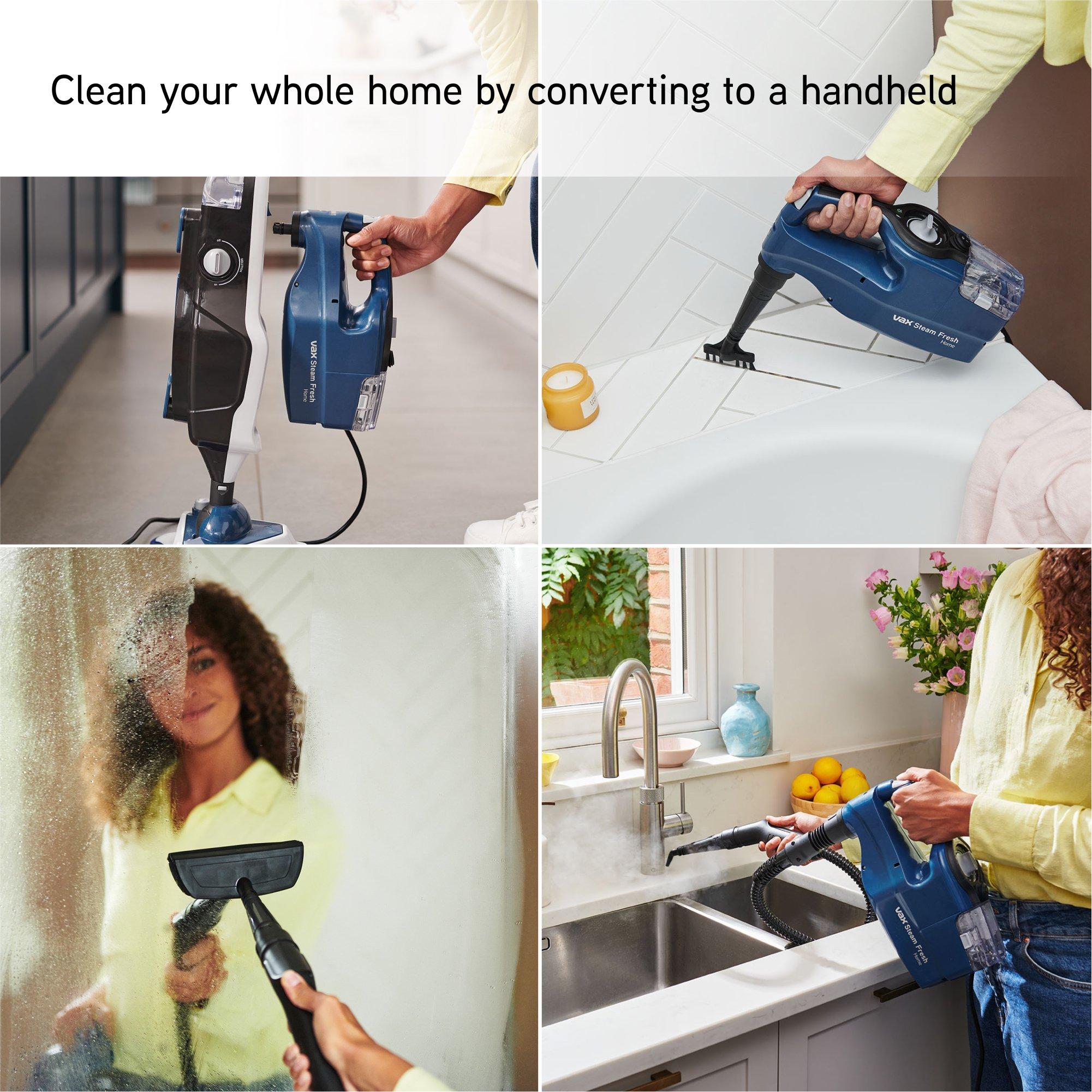 Vax CDST-SFXS Steam Fresh Home Steam Cleaner - White & Navy Blue thumbnail image