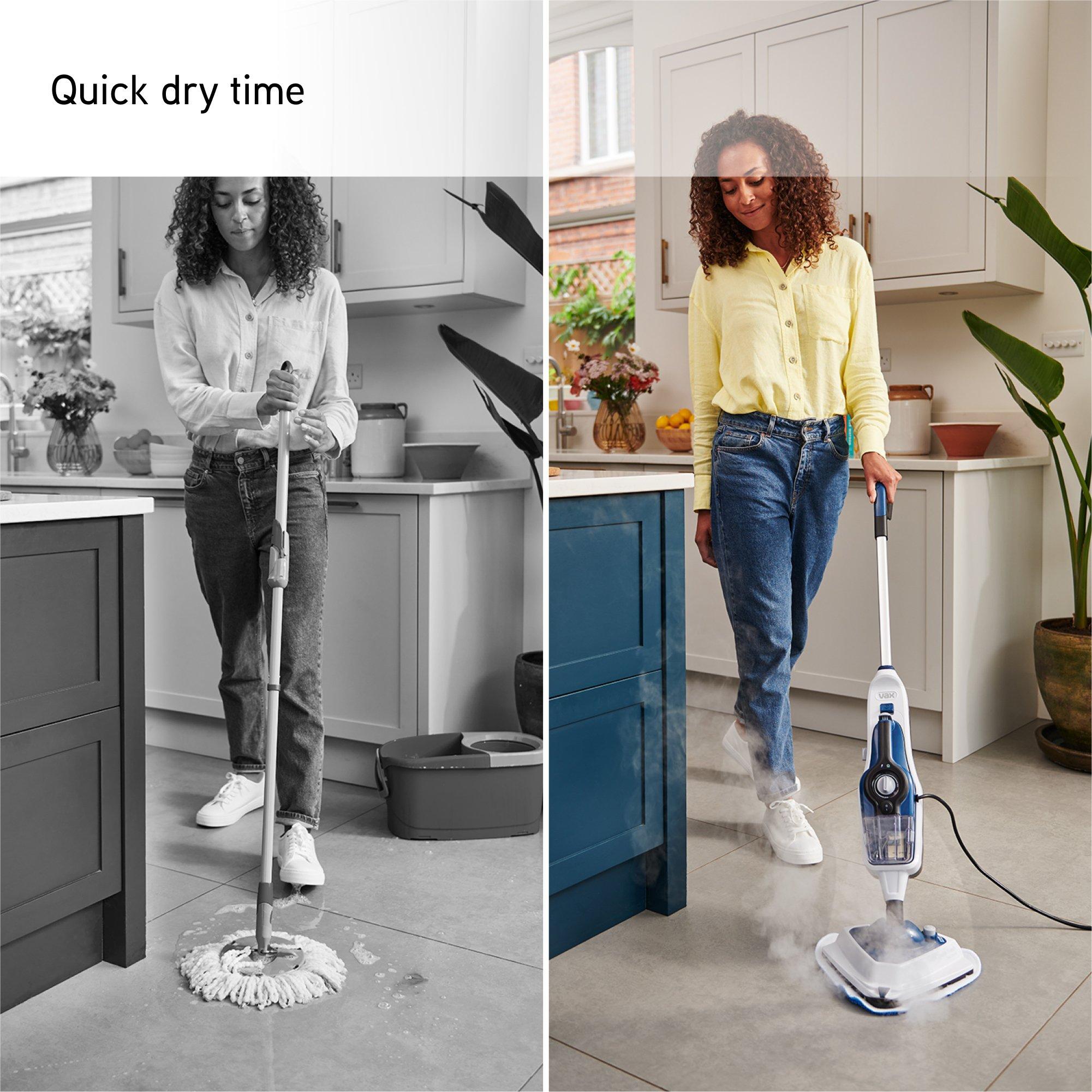 Vax CDST-SFXS Steam Fresh Home Steam Cleaner - White & Navy Blue thumbnail image