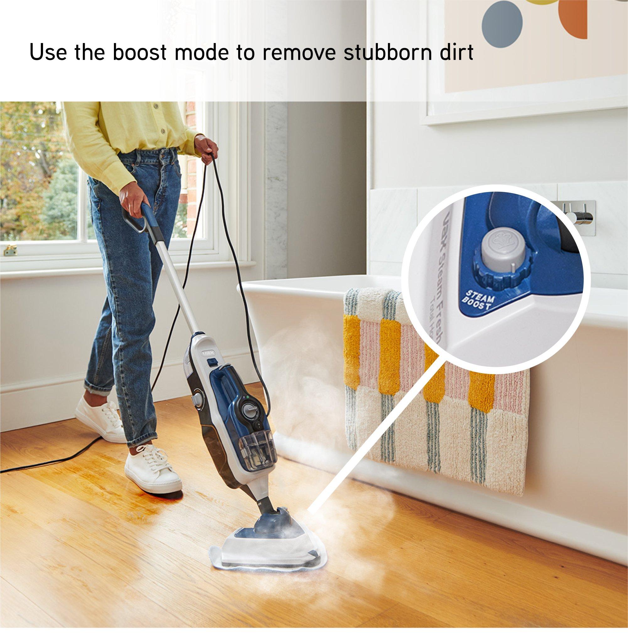 Vax CDST-SFXS Steam Fresh Home Steam Cleaner - White & Navy Blue thumbnail image