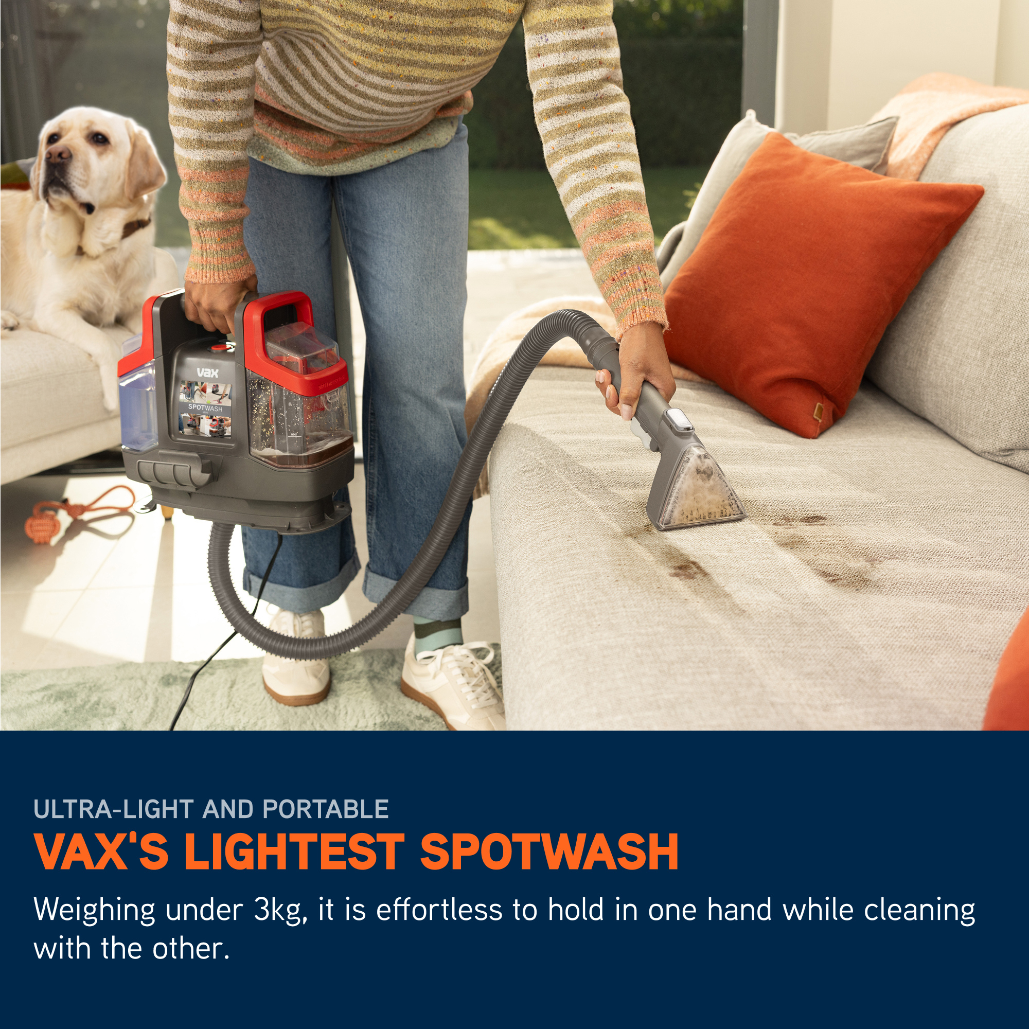 VAX CDSW-MCXS SpotWash Mini - Grey & Red thumbnail image