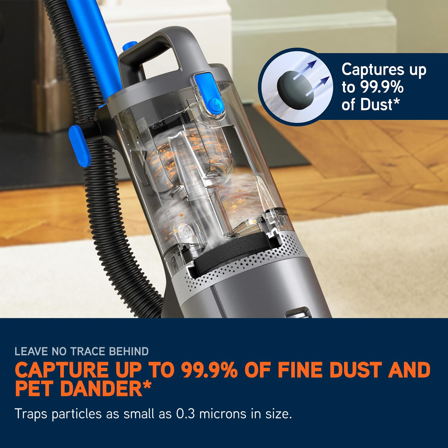 Vax CDUP-LOXR LiftOut Reach Pet Upright Vacuum - Graphite / Blue thumbnail image