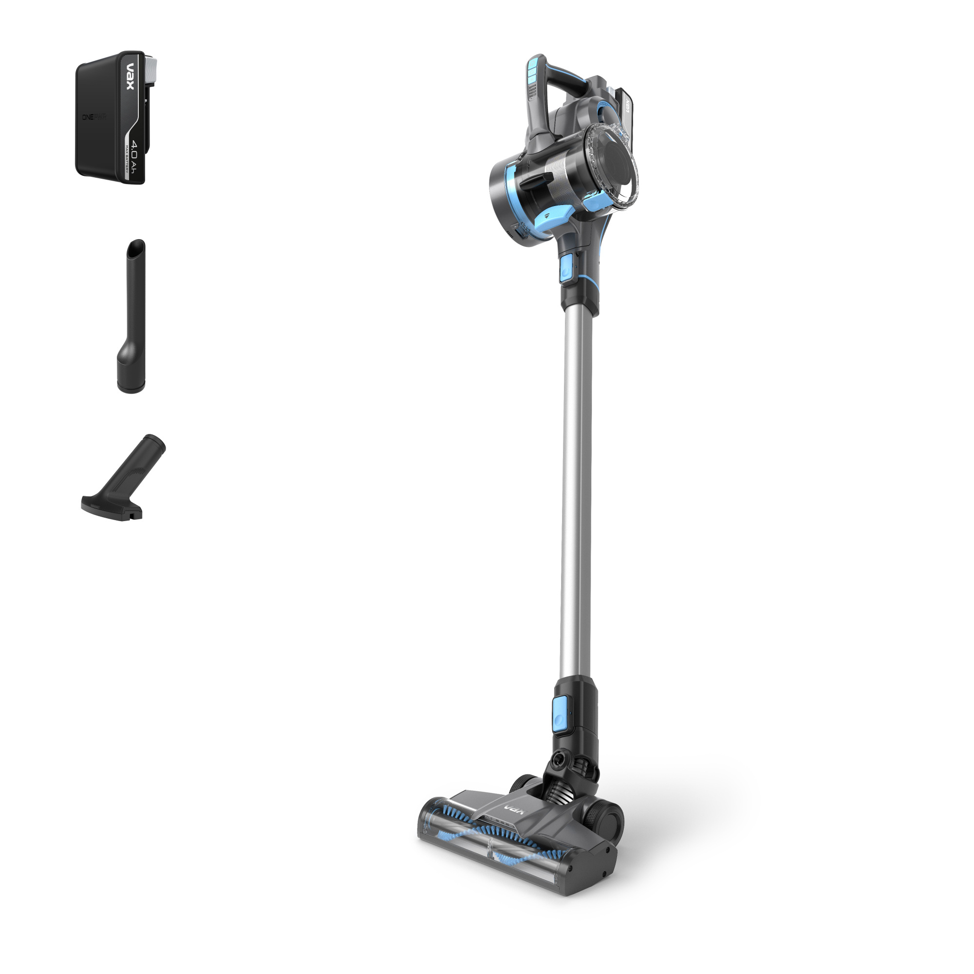 VAX CLSV-B4CA Blade 4 Classic Plus Cordless Vacuum Cleaner - Graphite/Blue thumbnail image