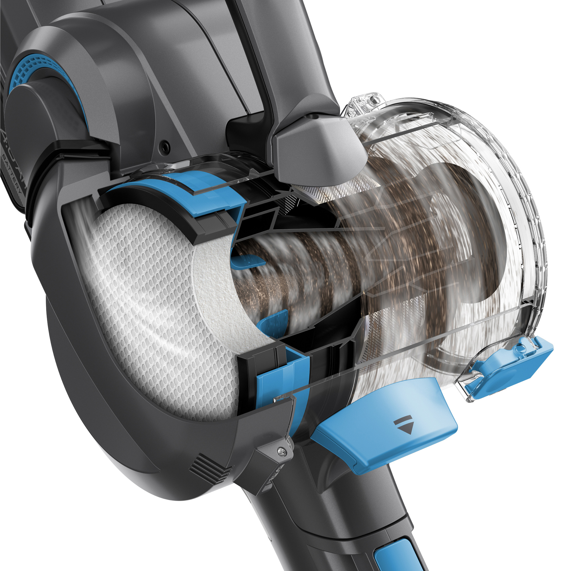 VAX CLSV-B4CA Blade 4 Classic Plus Cordless Vacuum Cleaner - Graphite/Blue thumbnail image
