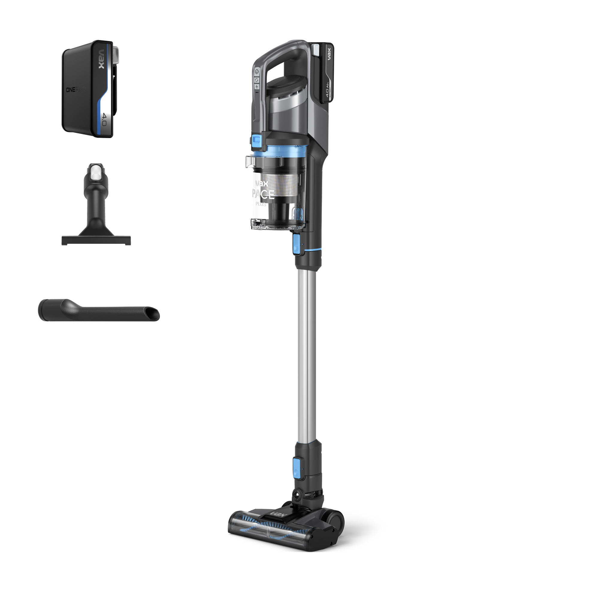 VAX Pace Plus CLSV-PAKA Cordless Vacuum Cleaner - Graphite & Silver thumbnail image