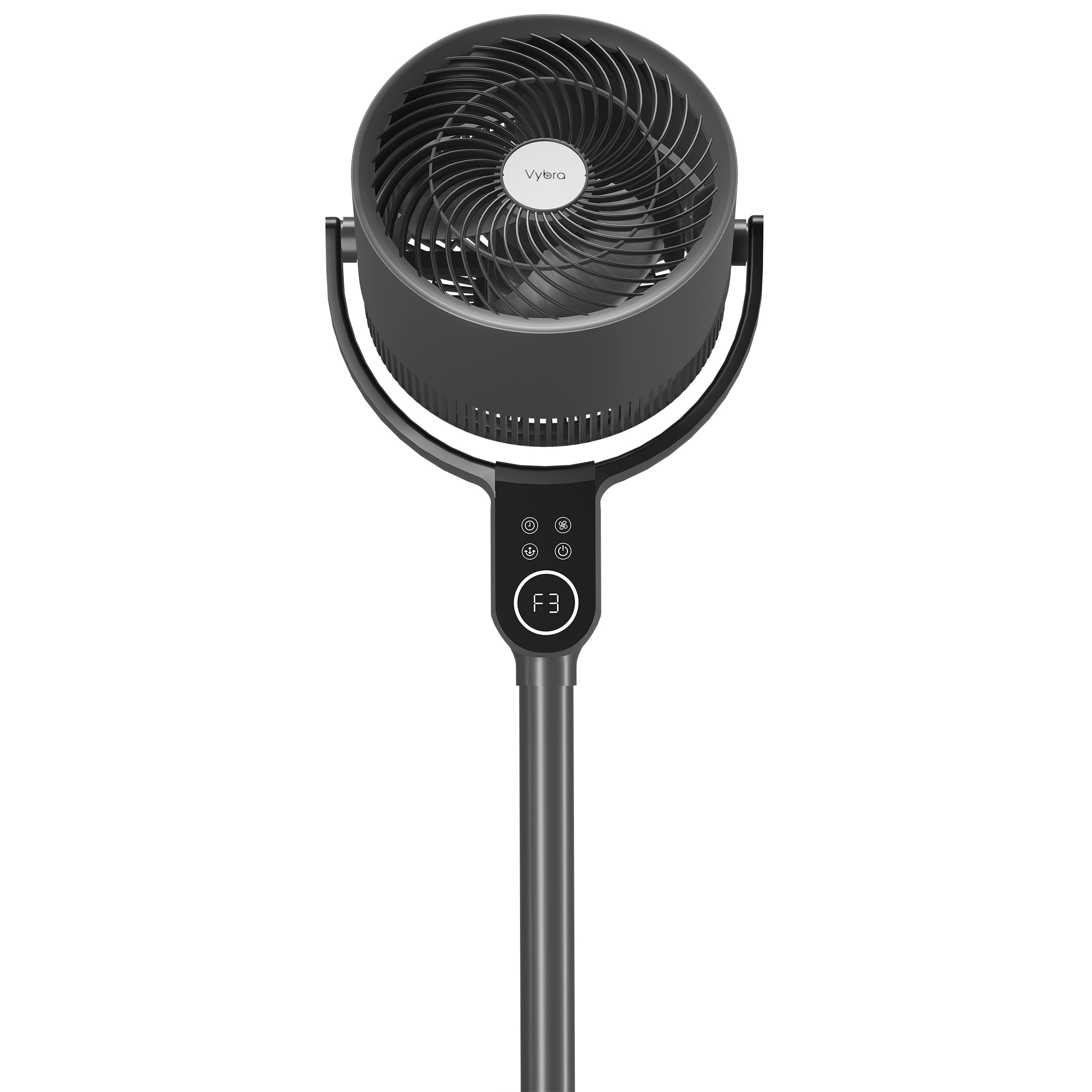 Vybra VS001-OFG Dual Height Tilt & Swing Oscillating Fan - Graphite thumbnail image