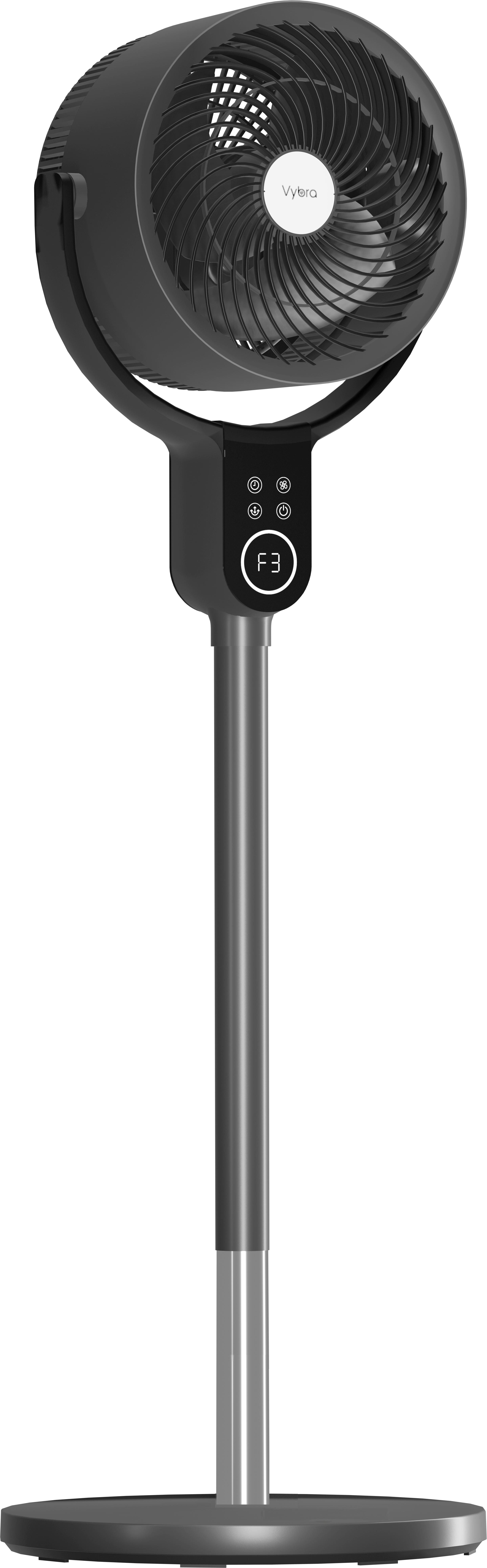 Vybra VS001-OFG Dual Height Tilt & Swing Oscillating Fan - Graphite thumbnail image
