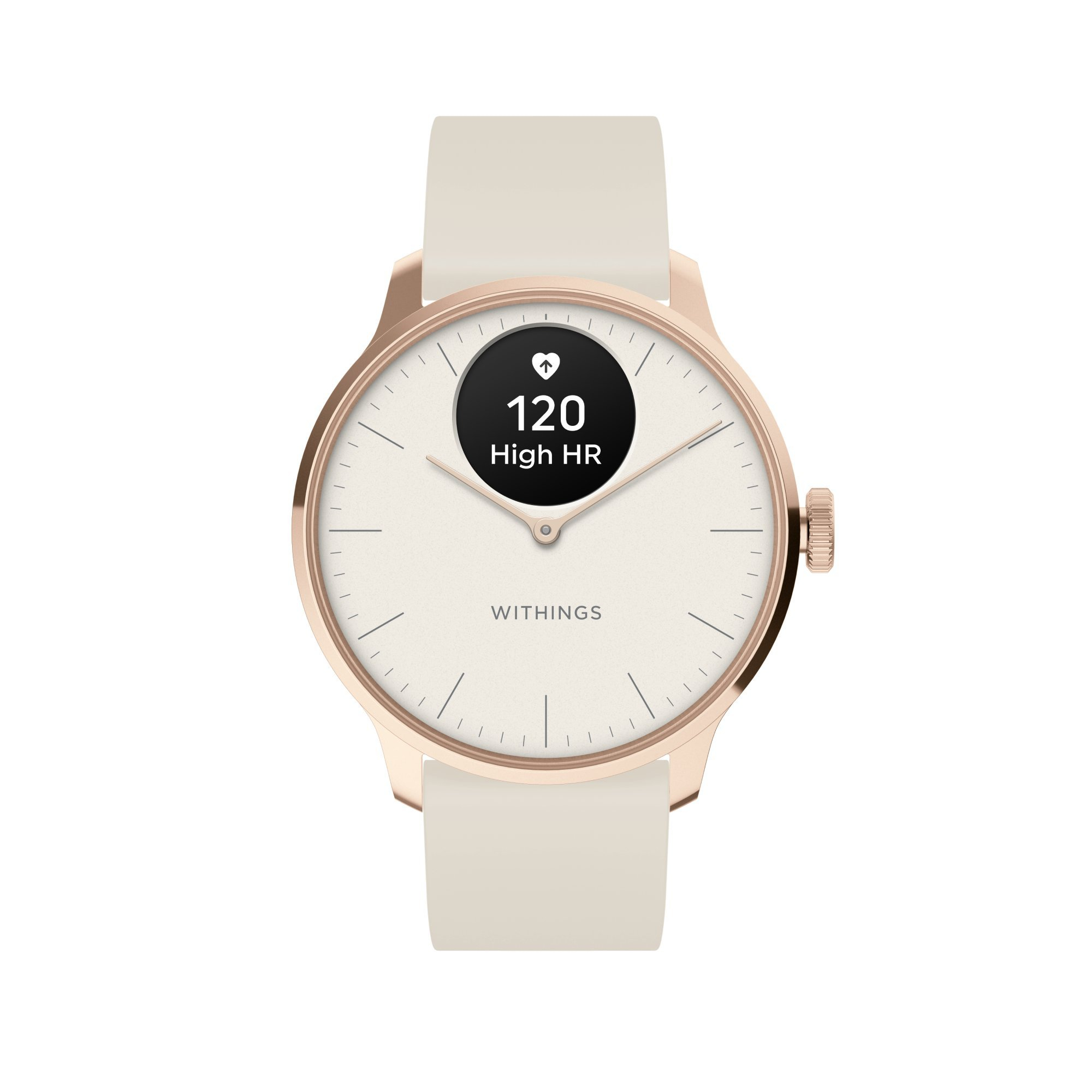 WITHINGS HWA111-model 1-All-Int Scanwatch Light - Rose Gold White thumbnail image