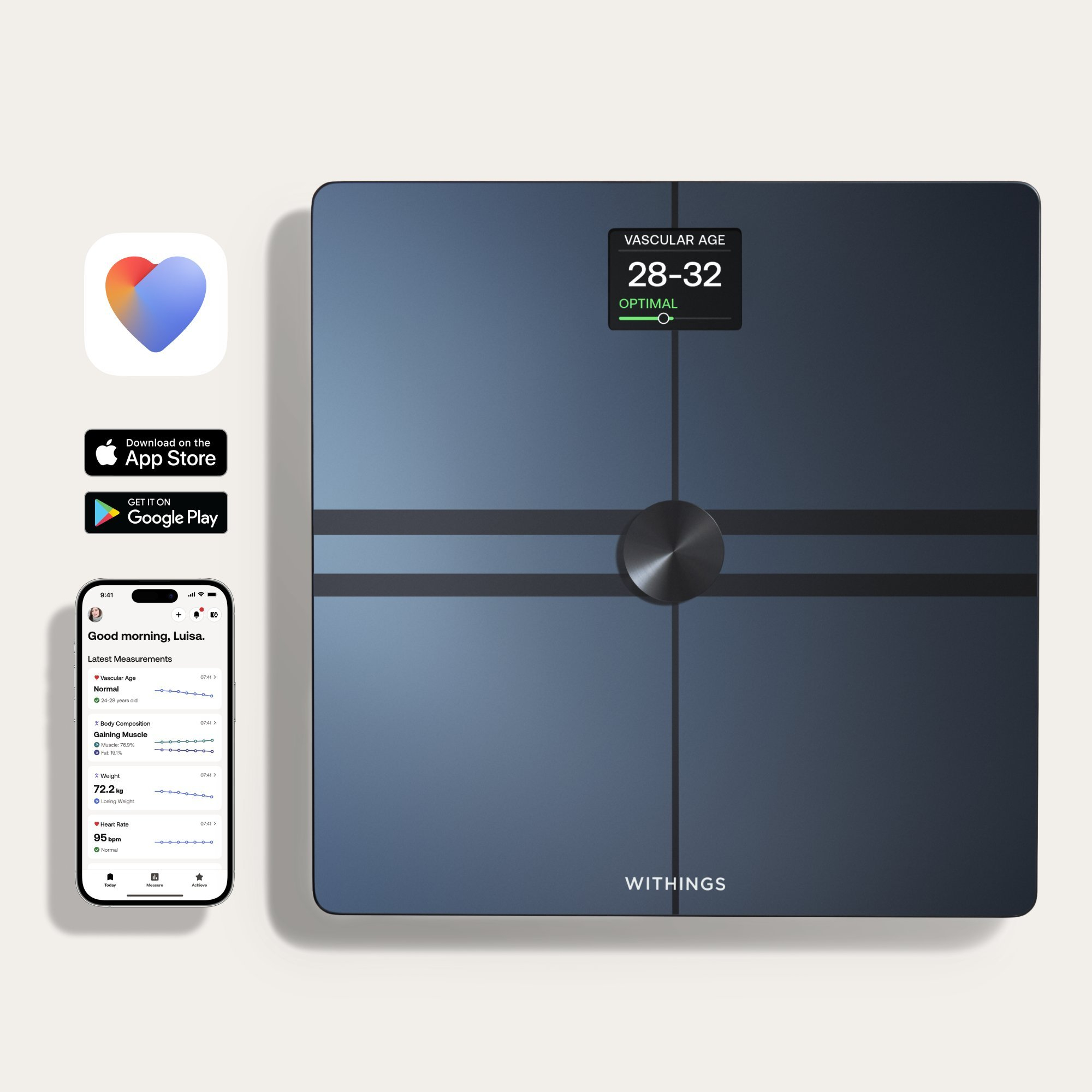 WITHINGS WBS12B Body Comp Smart Scale thumbnail image