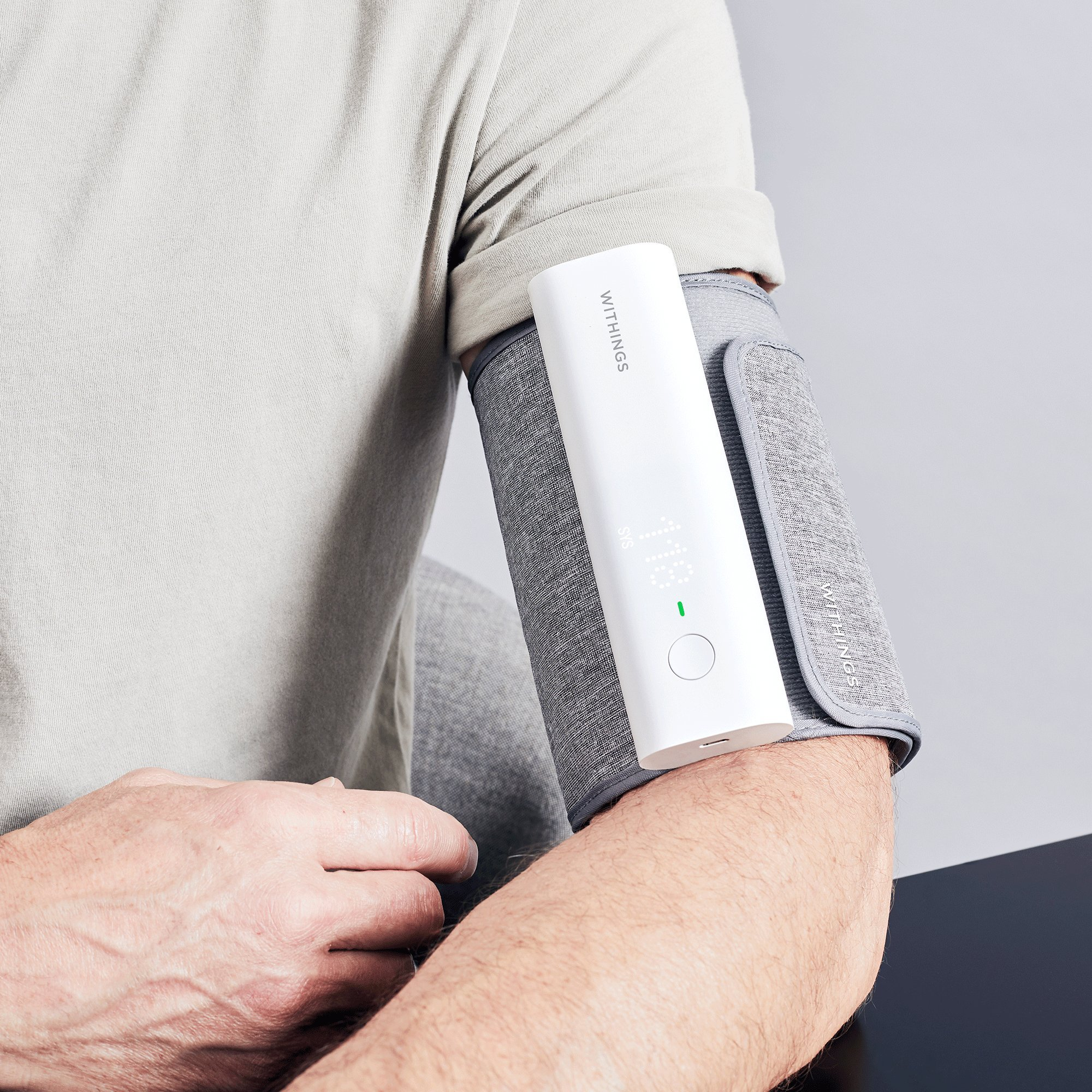 WITHINGS WMP05 Connect Blood Pressure Monitor - Grey thumbnail image