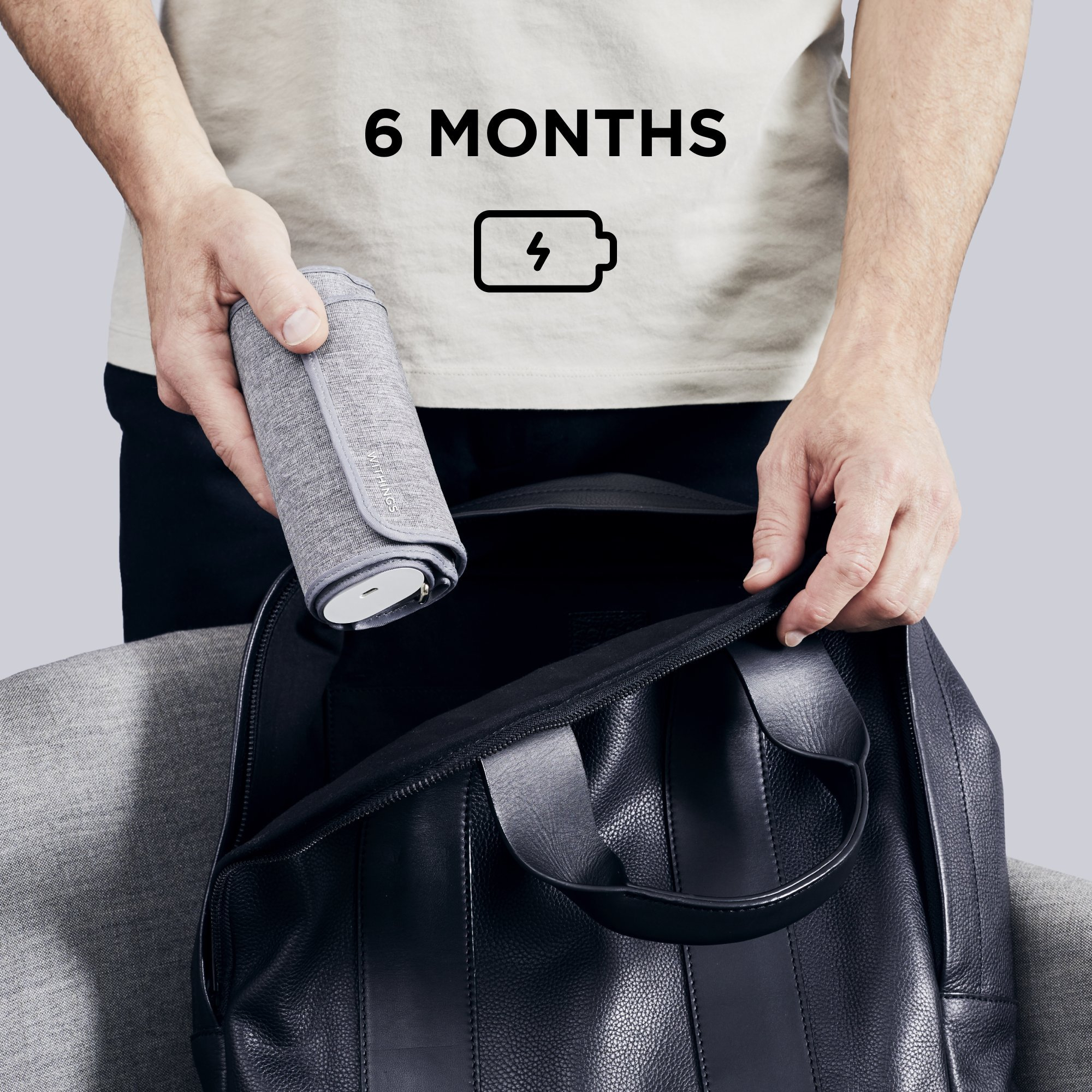 WITHINGS WMP05 Connect Blood Pressure Monitor - Grey thumbnail image