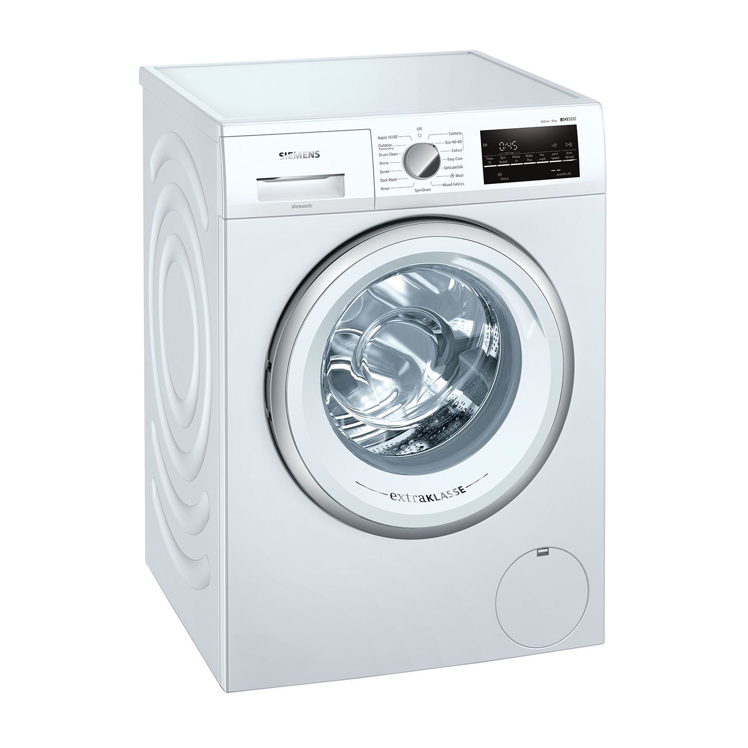 Siemens extraKlasse WM14UT83GB 8kg 1400 Spin Washing Machine with Reload Function - White thumbnail image