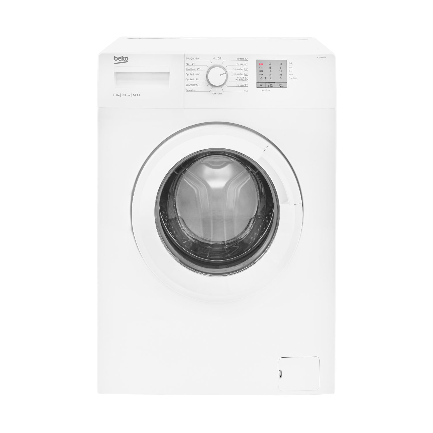 Beko 6kg 1200 Spin Washing Machine - White - A+++ Rated thumbnail image