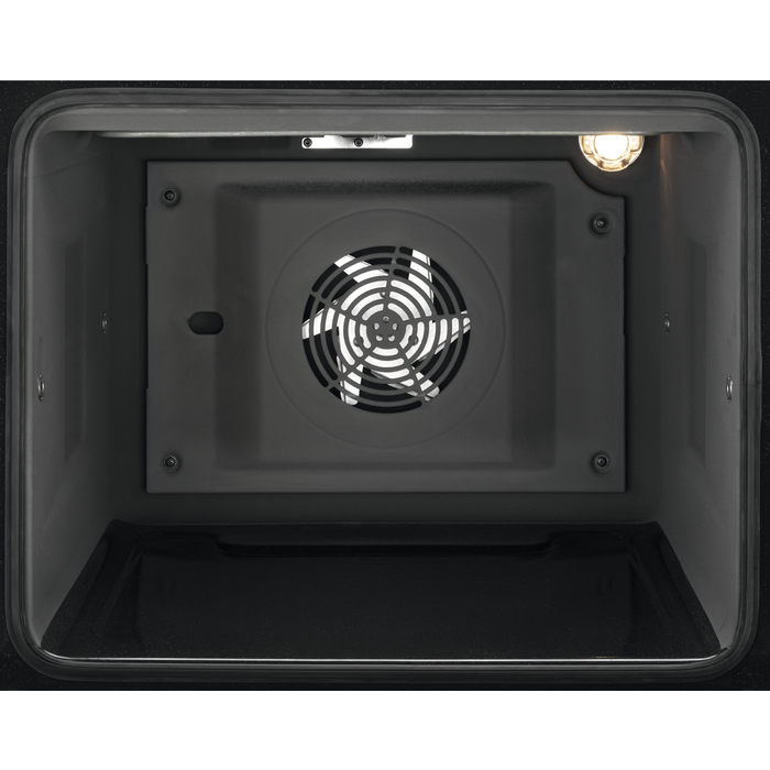 Zanussi ZCV46250WA 55cm Double Electric Cooker with Ceramic Hob - White thumbnail image