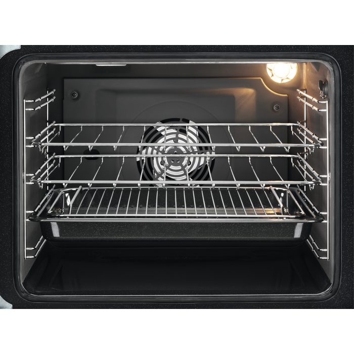 Zanussi ZCV46250WA 55cm Double Electric Cooker with Ceramic Hob - White thumbnail image