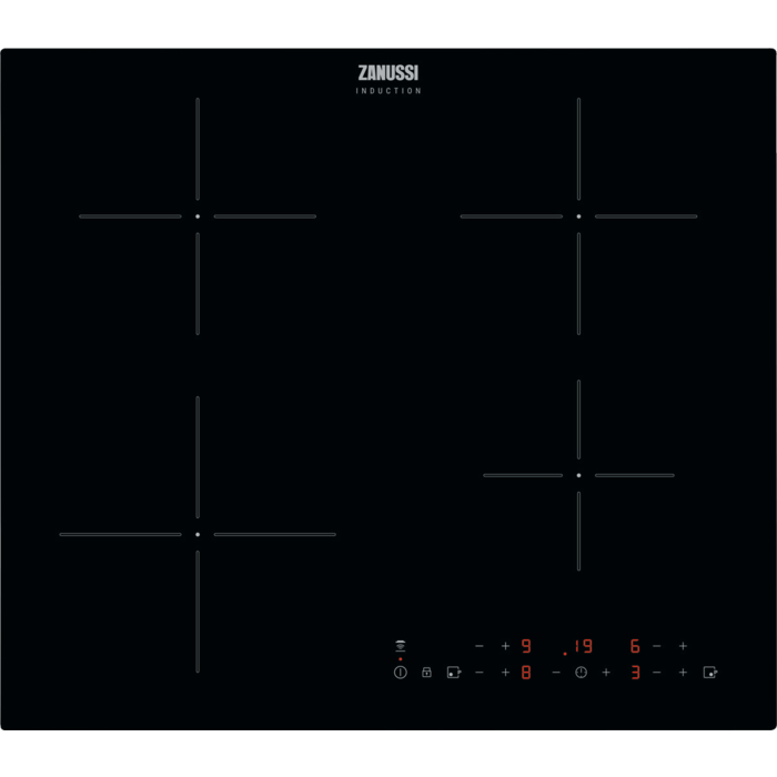 Zanussi ZITN643K 59cm Induction Hob - Black thumbnail image