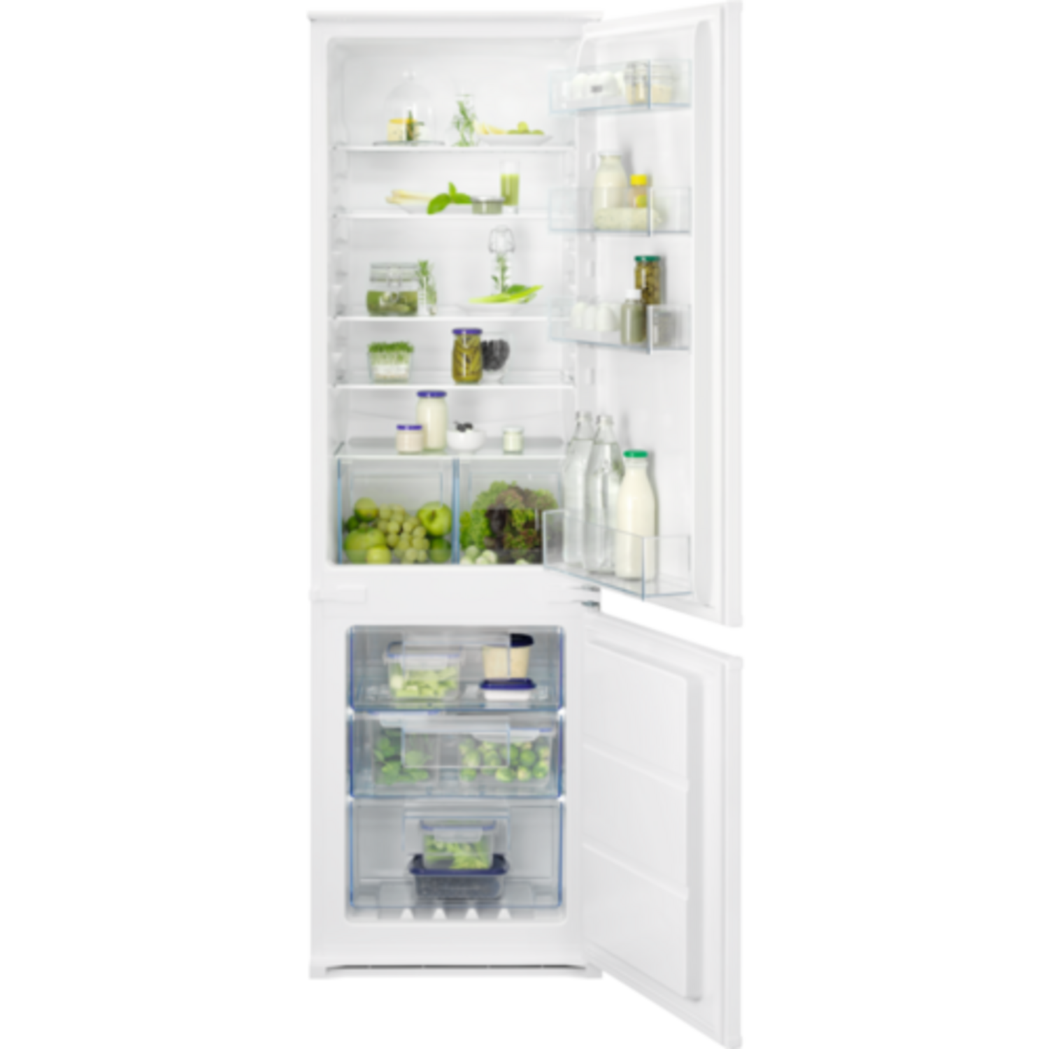 Zanussi ZNNN18ES3 54.6cm 70/30 Integrated Frost Free Fridge Freezer thumbnail image