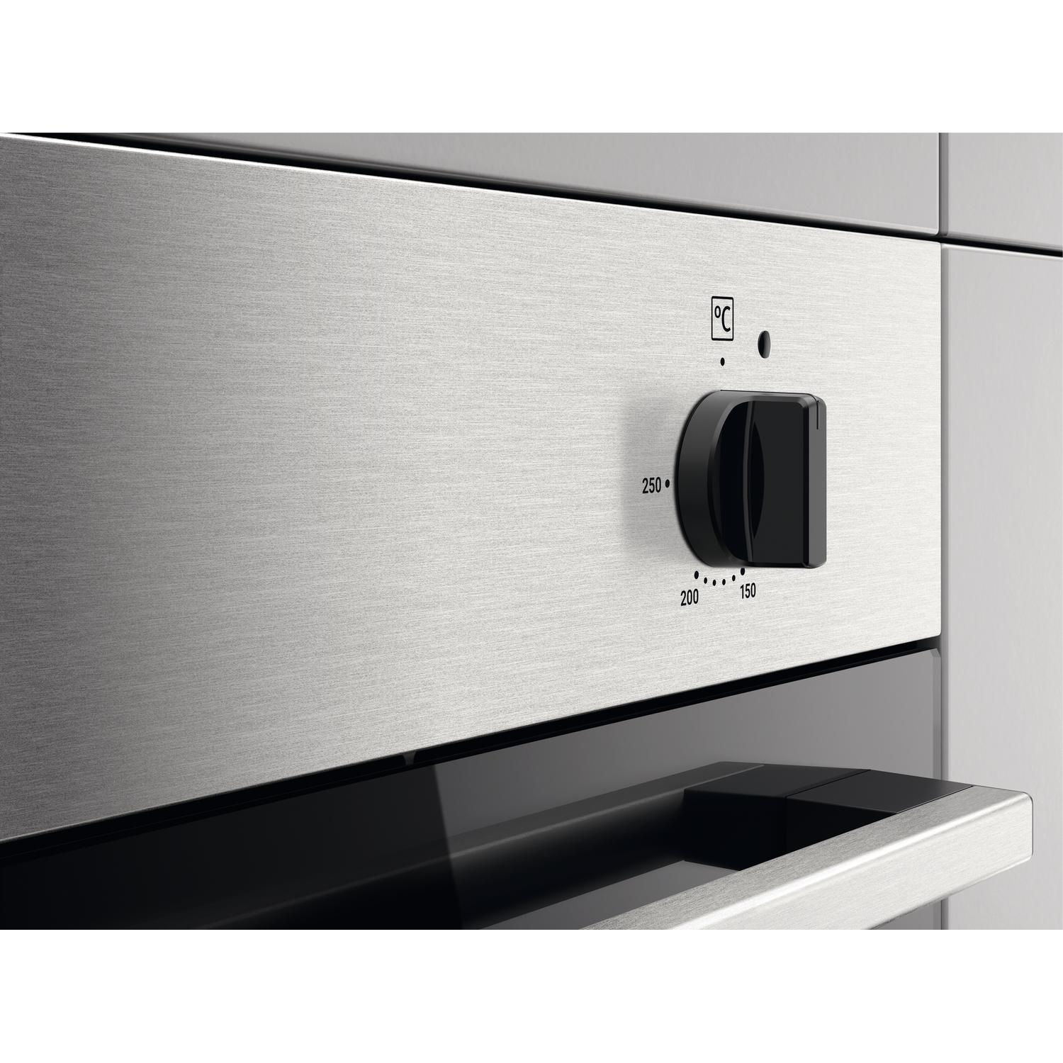 Zanussi ZOHHC0X2 59.4cm Built In Electric Single Oven - Stainless Steel thumbnail image