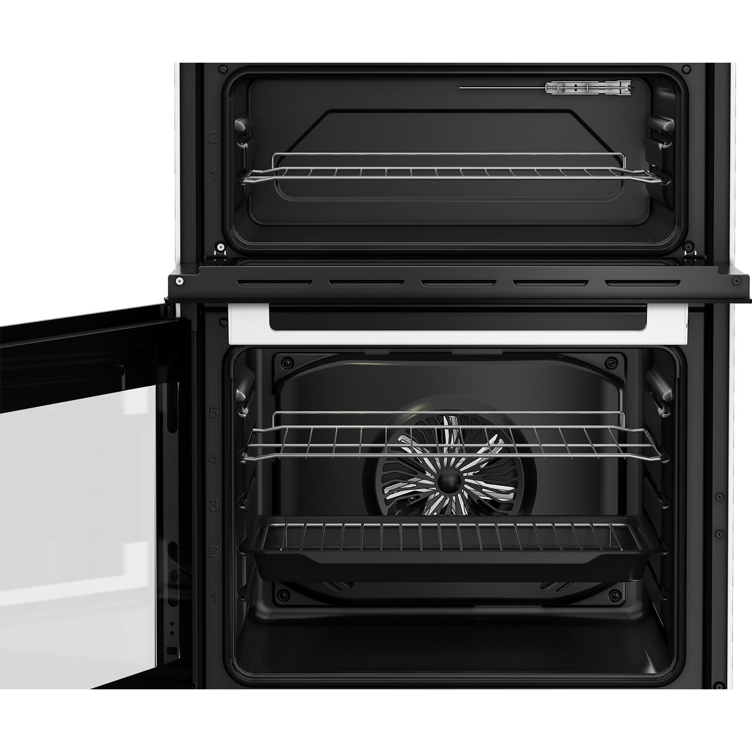 Zenith ZET605W 60cm Electric Cooker with Ceramic Hob - White thumbnail image