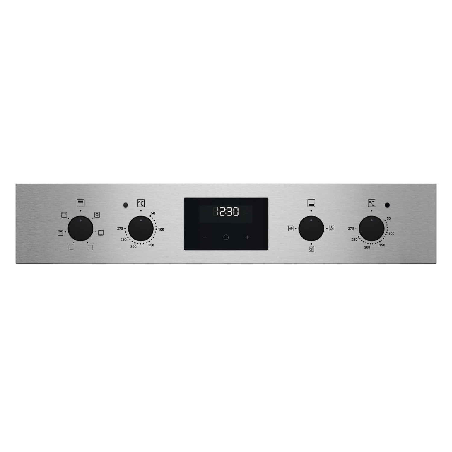 Zanussi ZKCXL3X1 56cm Built In Electric Double Oven - Stainless Steel thumbnail image
