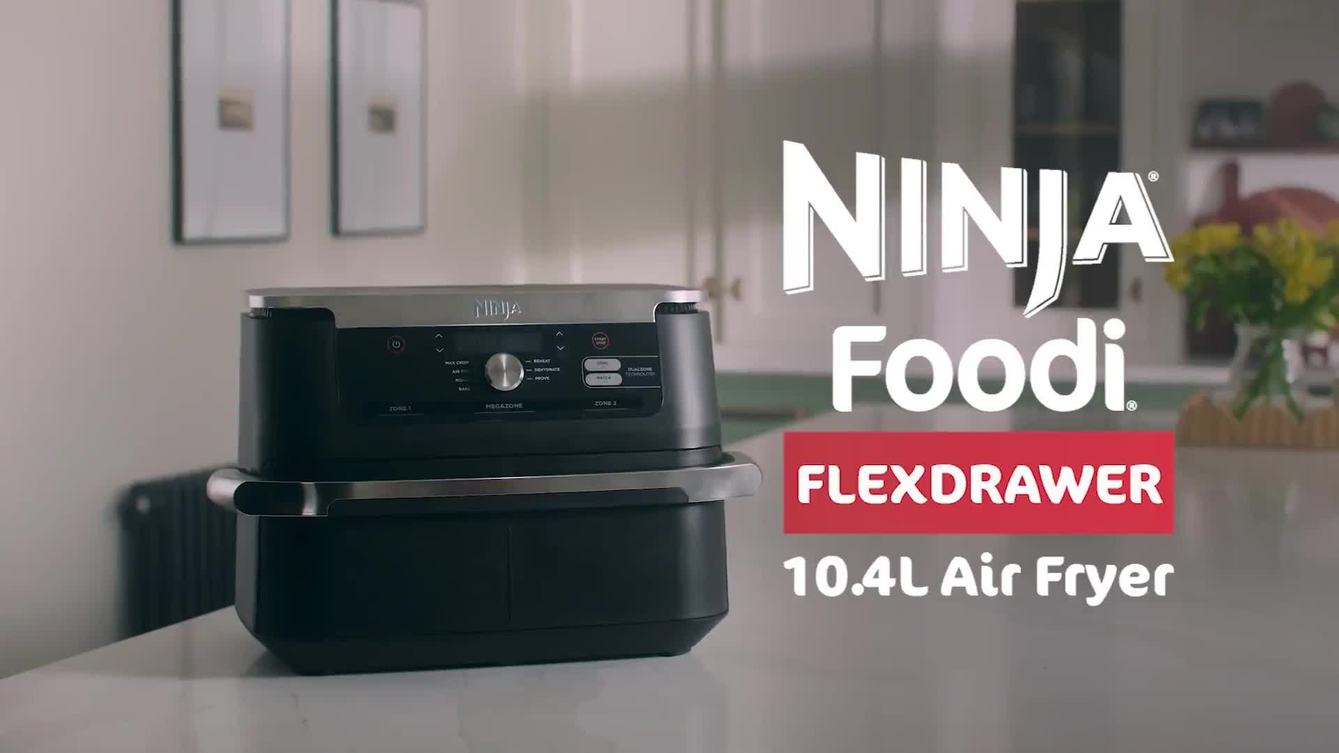 Ninja AF500UK Foodi FlexDrawer Air Fryer  - Black thumbnail image