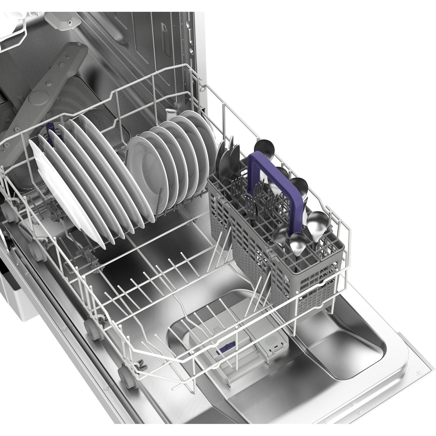 Beko Slimline Dishwasher - White - A+ Rated thumbnail image