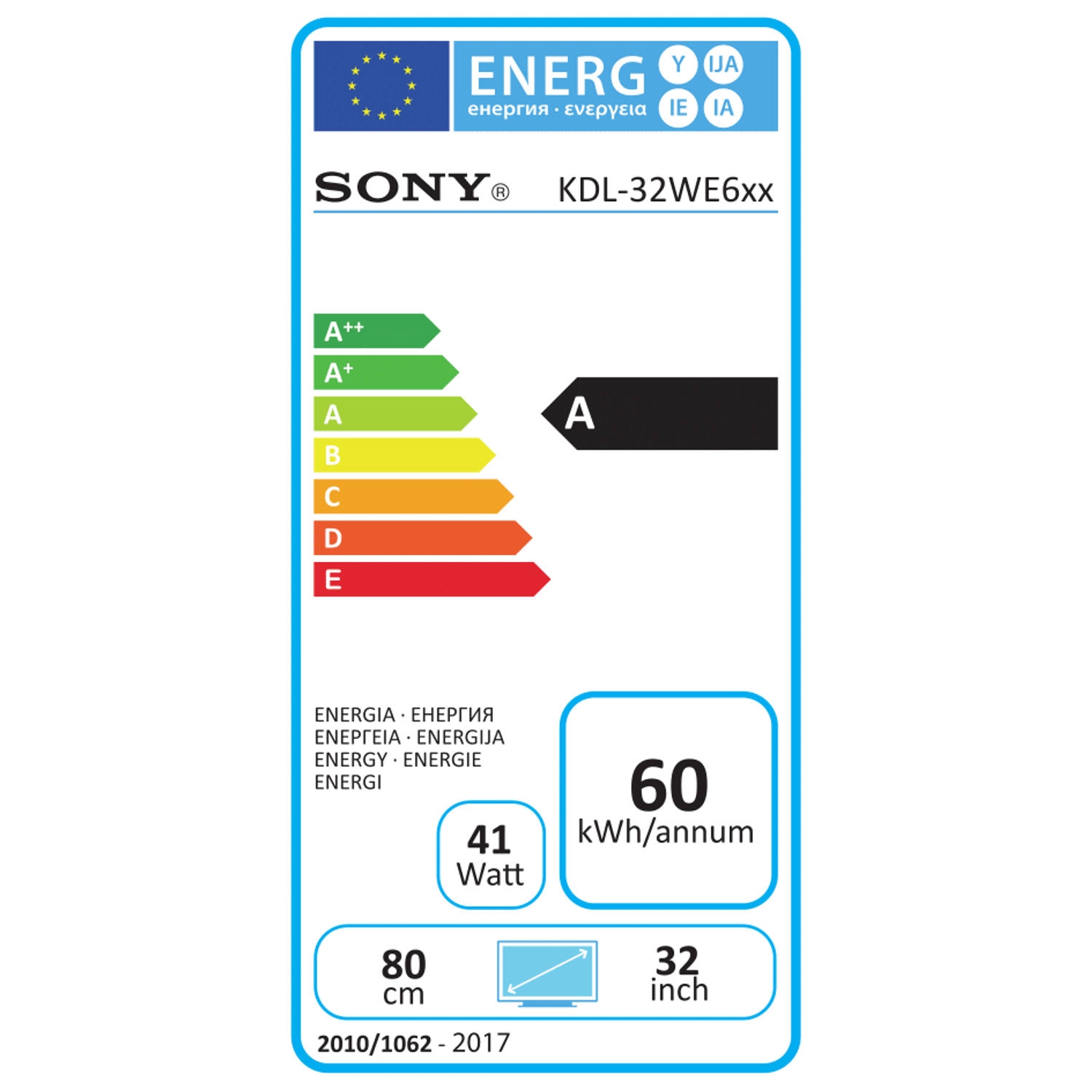 Sony 32" HD Ready HDR LED Android TV with Freeview Play & X-Reality Pro thumbnail image