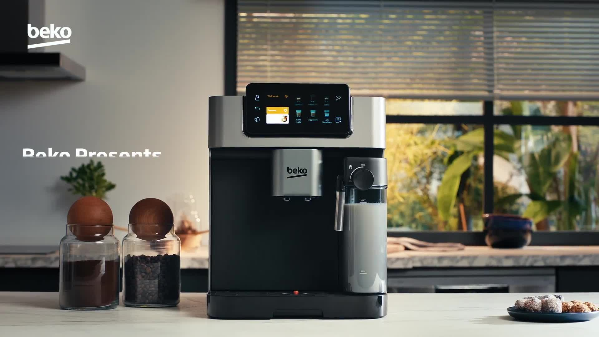 Beko CEG7348X CaffeExperto Bean to Cup Fully Automatic Espresso Machine - Silver thumbnail image