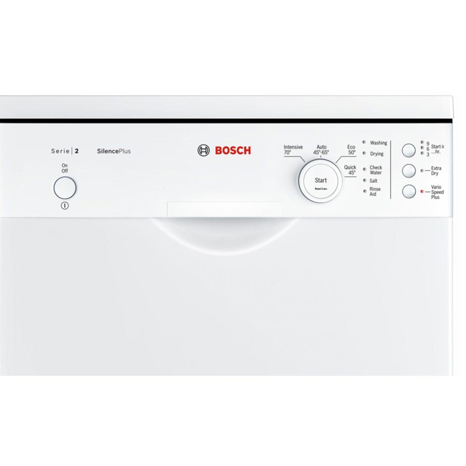 Bosch Slimline Dishwasher - White - A+ Rated thumbnail image
