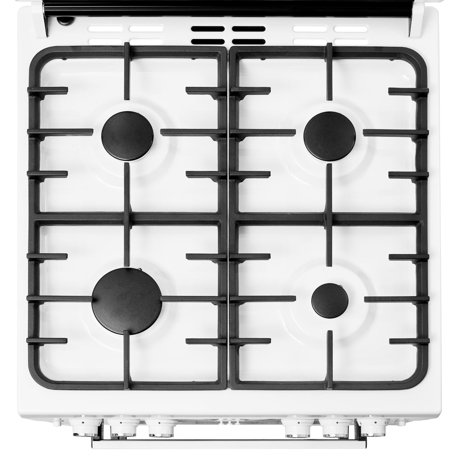 Beko EDG6L33W 60cm Gas Double Oven with Glass Lid - White thumbnail image