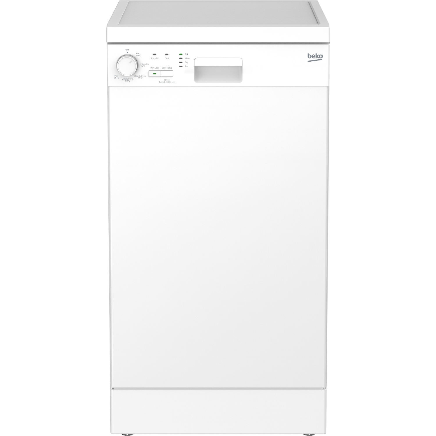 Beko Slimline Dishwasher - White - A+ Rated thumbnail image