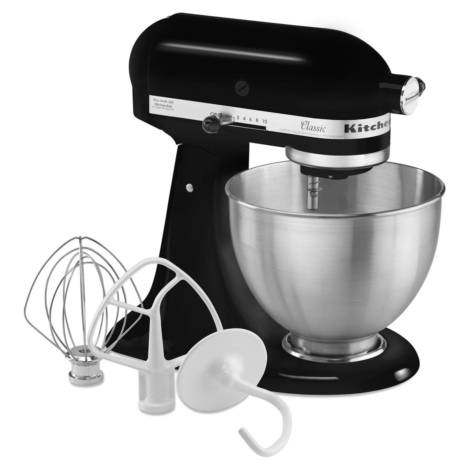 KitchenAid Classic Stand Mixer - 4.3 Litre Bowl - Black thumbnail image