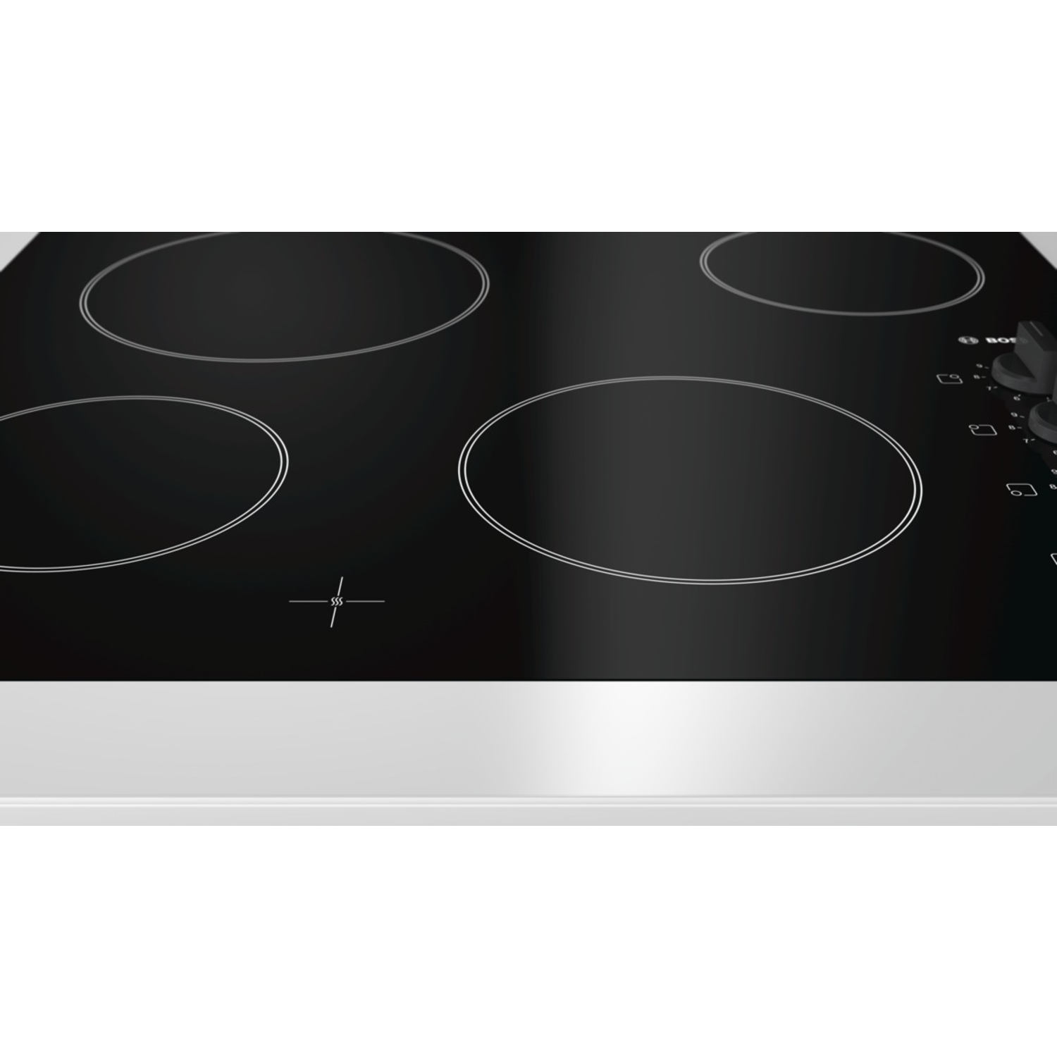 Bosch PKE611CA1E 60cm Ceramic Hob - Black thumbnail image