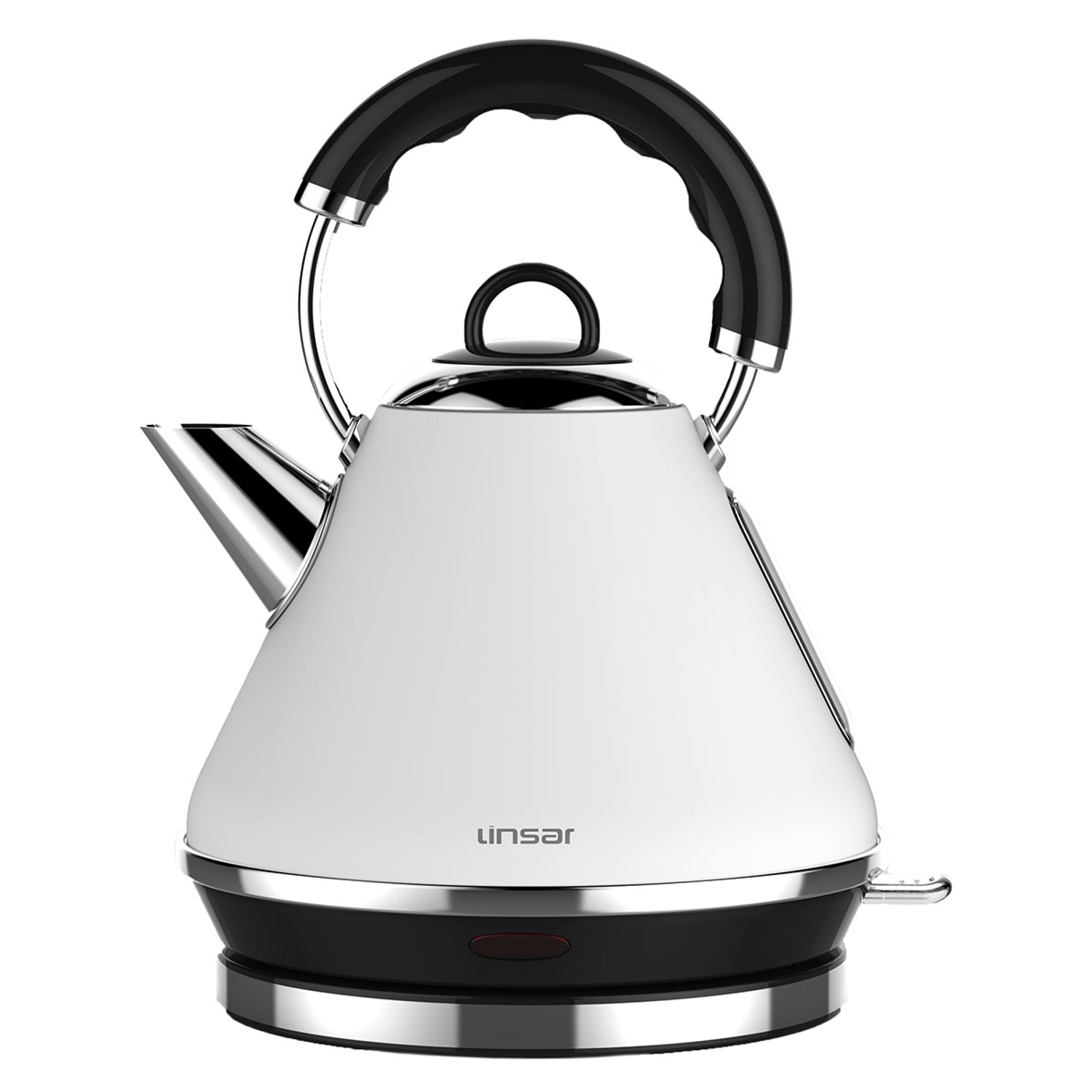 Linsar 1.7 Litre Pyramid Kettle - White thumbnail image