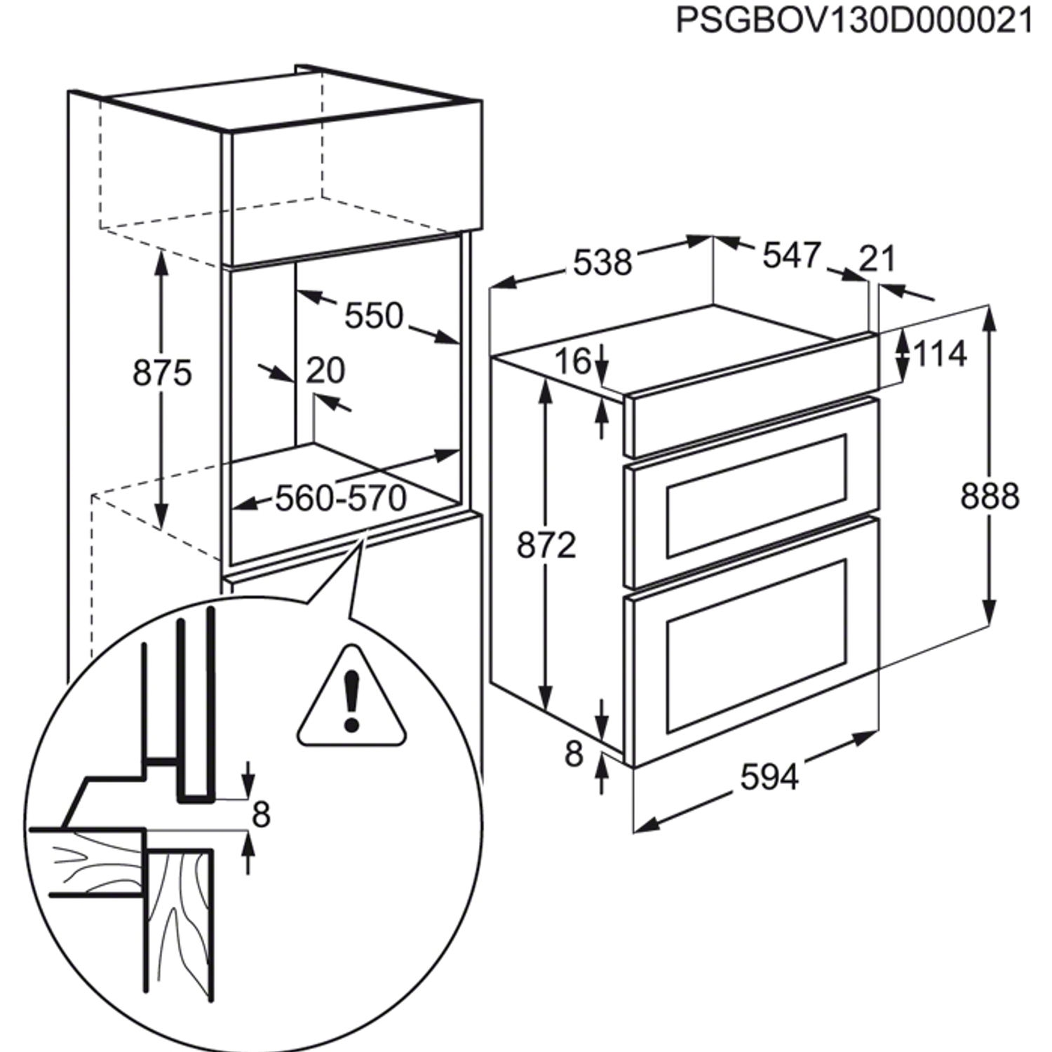 AEG DEB331010M BI Double Oven thumbnail image