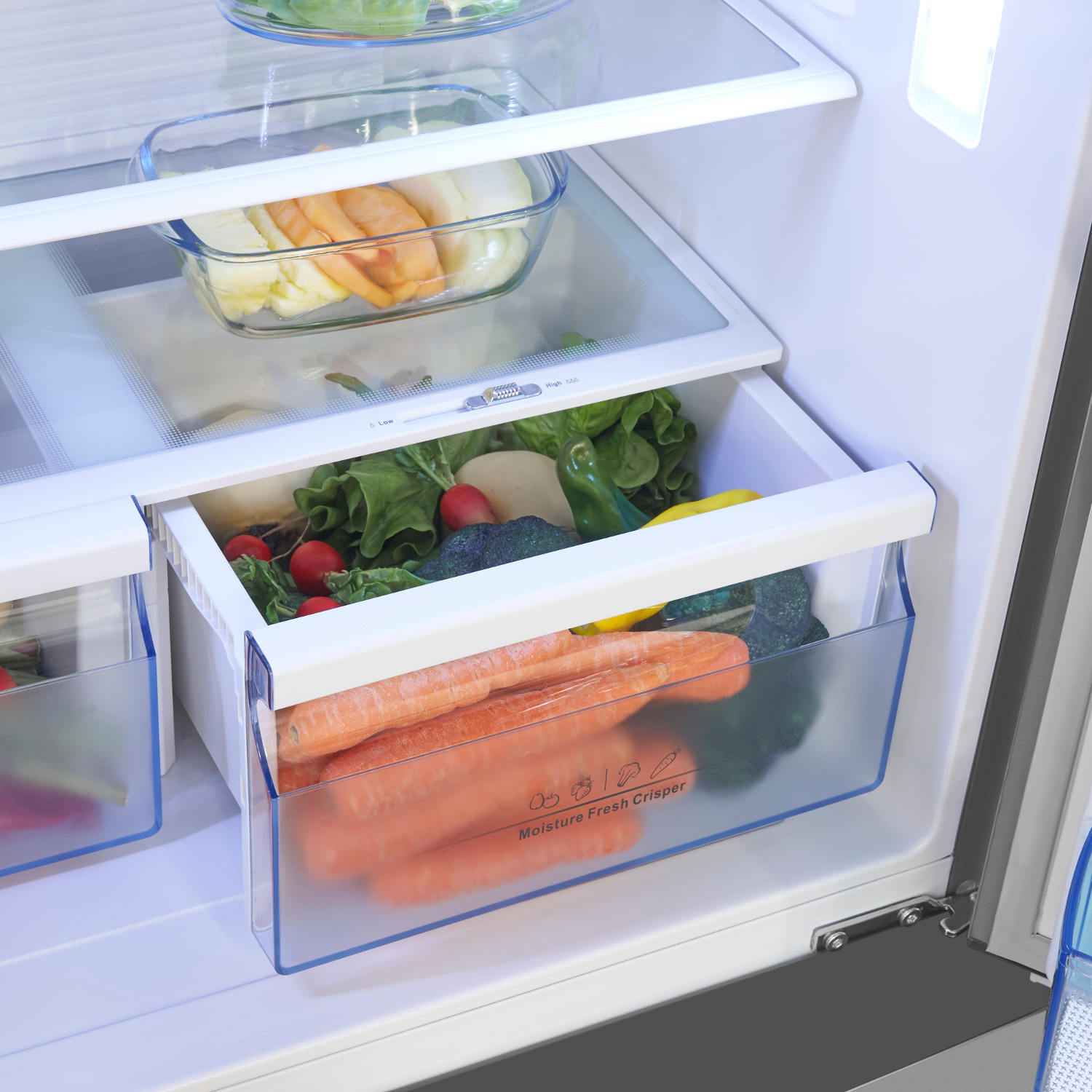 Hisense RQ560N4WC1 American Style Fridge Freezer - Stainless Steel Effect thumbnail image